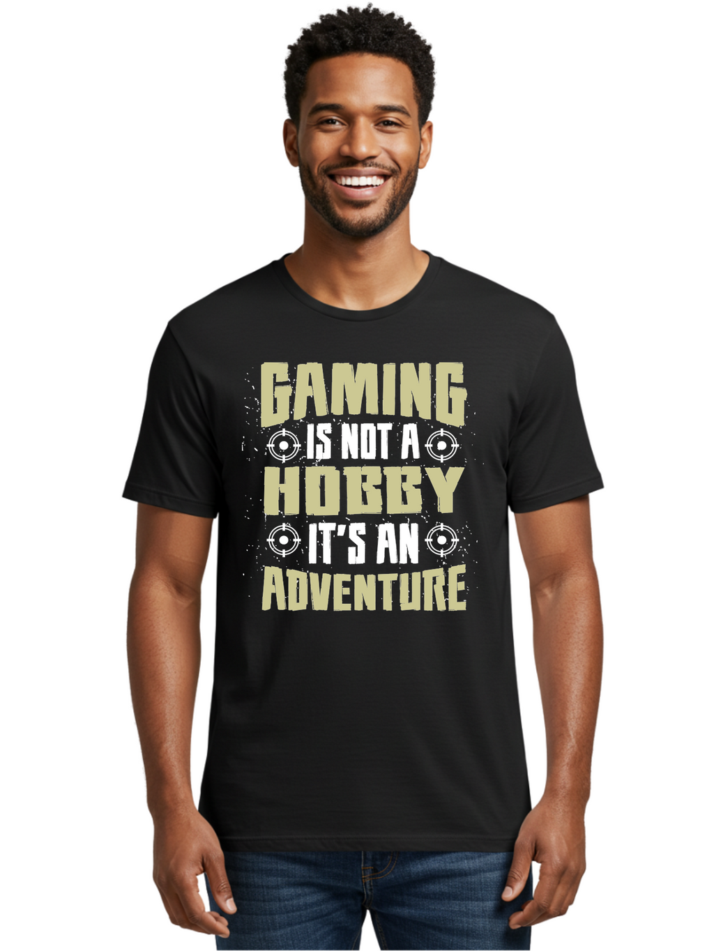 Gaming-Is-Not-A-Hobby Men'S Graphic Tee, 100% Cotton, Comfortable Casual Summer Wear, Machine Washable, Gaming Adventure, Video Games, Gaming Culture, Gamer Lifestyle, Fun Activities, Recreational Gaming, Entertainment, Gaming Community, -  Aaa640