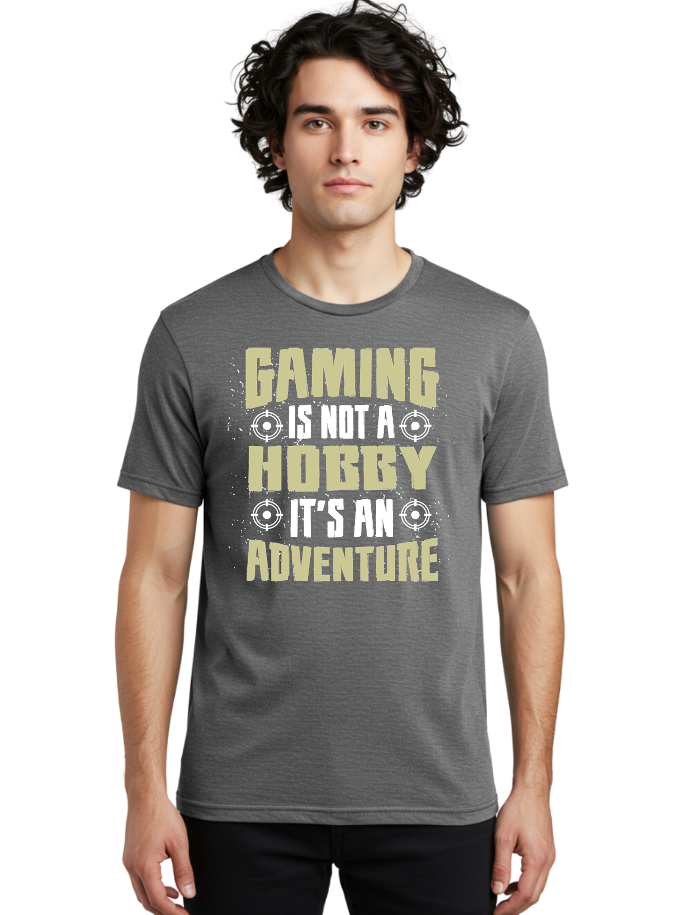 Gaming-Is-Not-A-Hobby Men'S Graphic Tee, 100% Cotton, Comfortable Casual Summer Wear, Machine Washable, Gaming Adventure, Video Games, Gaming Culture, Gamer Lifestyle, Fun Activities, Recreational Gaming, Entertainment, Gaming Community, -  Aaa640