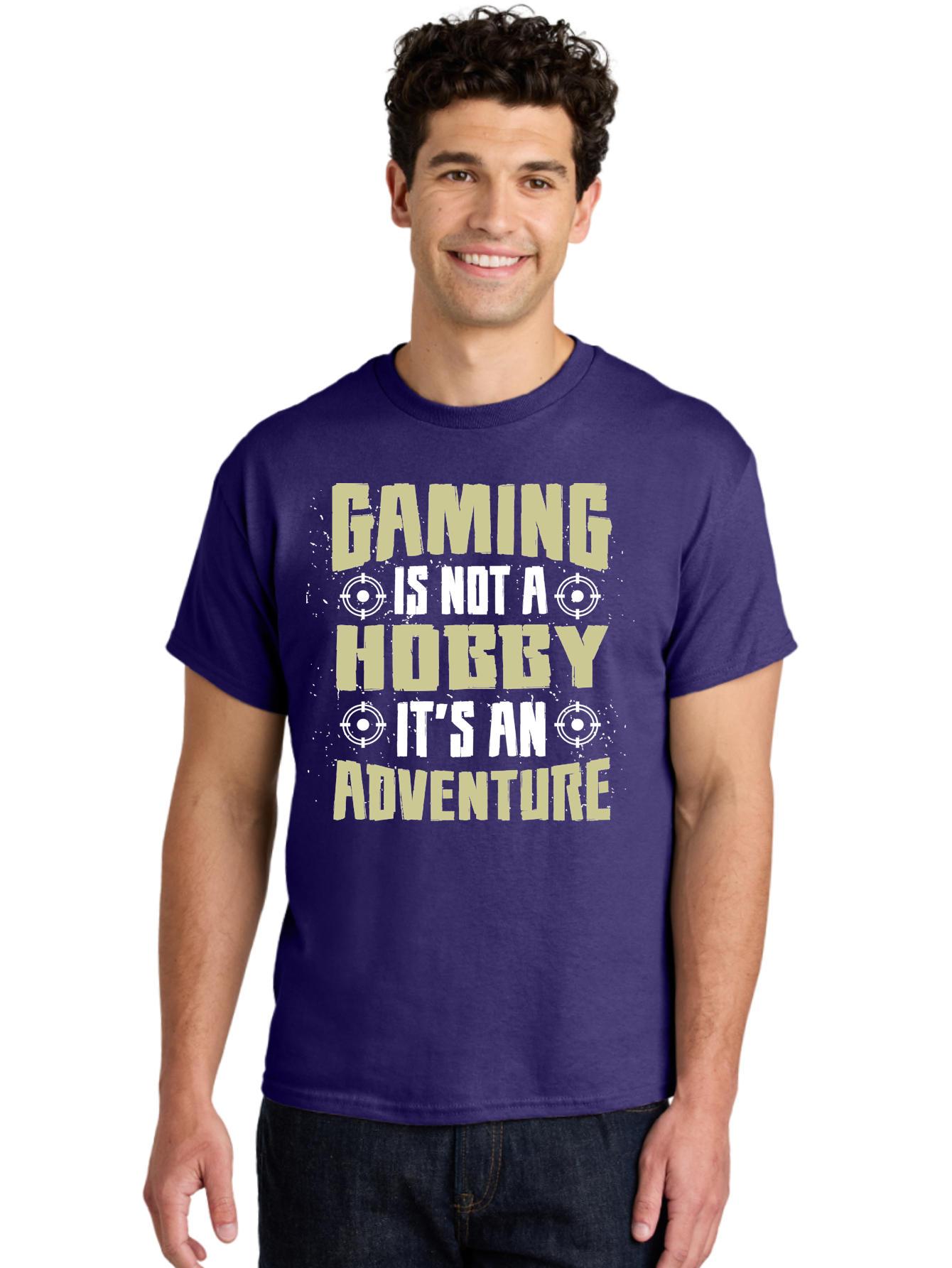 Gaming-Is-Not-A-Hobby Men'S Graphic Tee, 100% Cotton, Comfortable Casual Summer Wear, Machine Washable, Gaming Adventure, Video Games, Gaming Culture, Gamer Lifestyle, Fun Activities, Recreational Gaming, Entertainment, Gaming Community, -  Aaa640