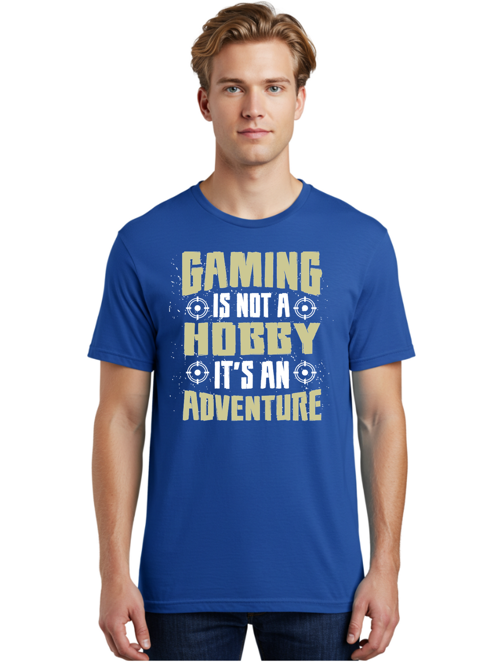 Gaming-Is-Not-A-Hobby Men'S Graphic Tee, 100% Cotton, Comfortable Casual Summer Wear, Machine Washable, Gaming Adventure, Video Games, Gaming Culture, Gamer Lifestyle, Fun Activities, Recreational Gaming, Entertainment, Gaming Community, -  Aaa640