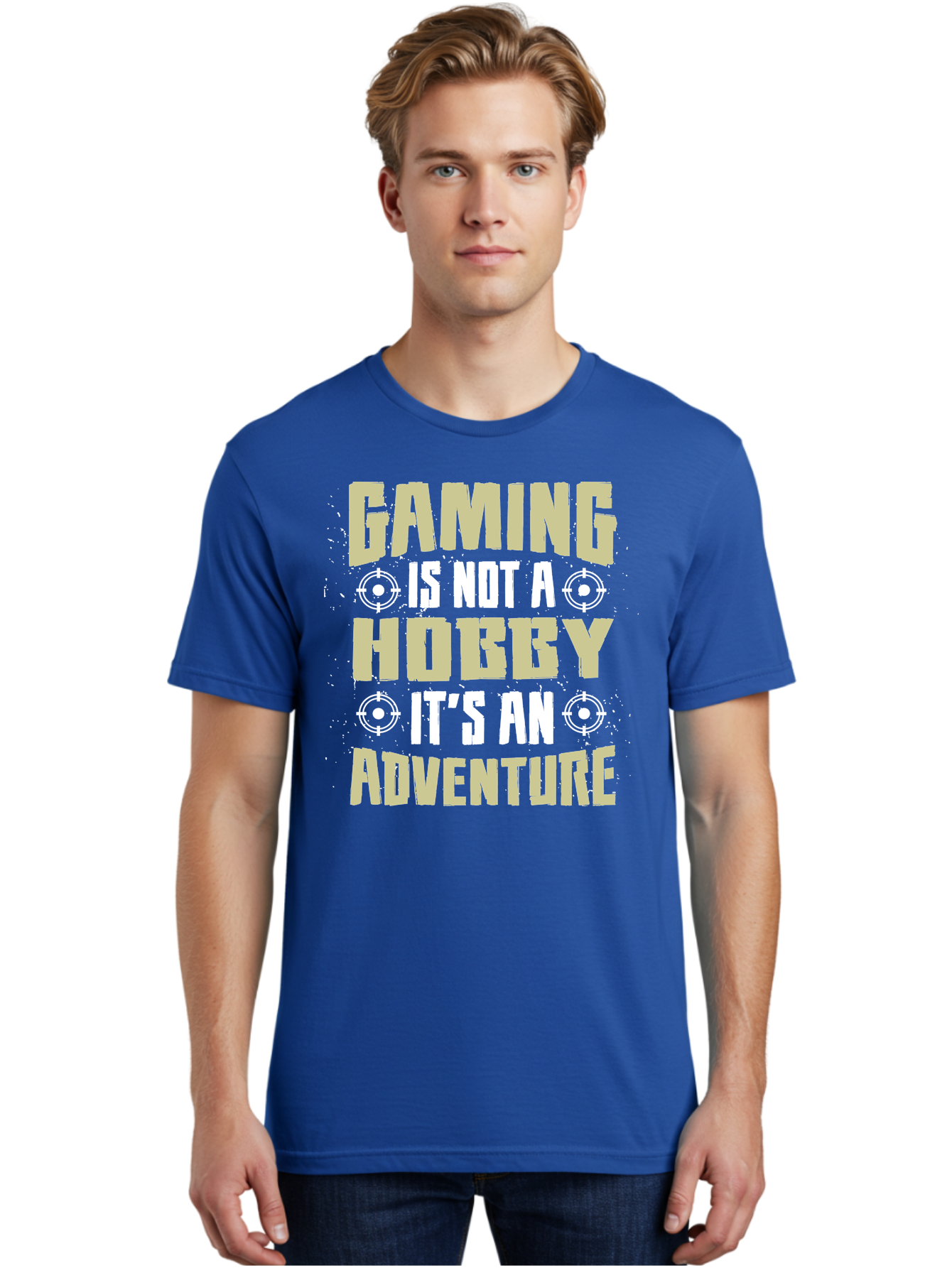 Gaming-Is-Not-A-Hobby Men'S Graphic Tee, 100% Cotton, Comfortable Casual Summer Wear, Machine Washable, Gaming Adventure, Video Games, Gaming Culture, Gamer Lifestyle, Fun Activities, Recreational Gaming, Entertainment, Gaming Community, -  Aaa640