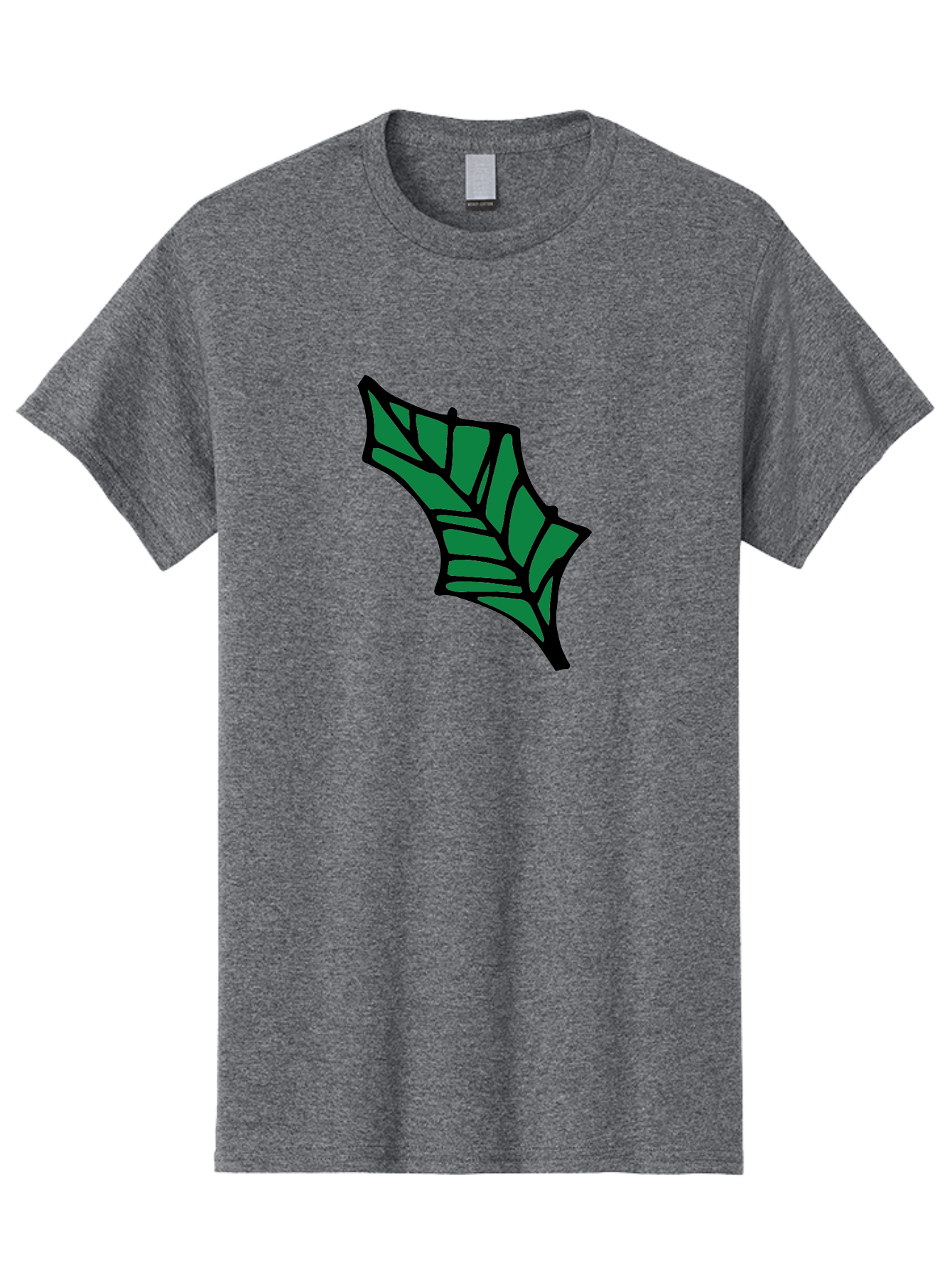 Bat-Wing-1 Men'S Graphic Tee, 100% Cotton, Comfortable Casual Summer Wear, Machine Washable, Bat, Black Outline, Green Fill, Abstract Shapes, Wing Pattern, Wildlife Art, Simple Design, Cartoon Style -  Aaa751