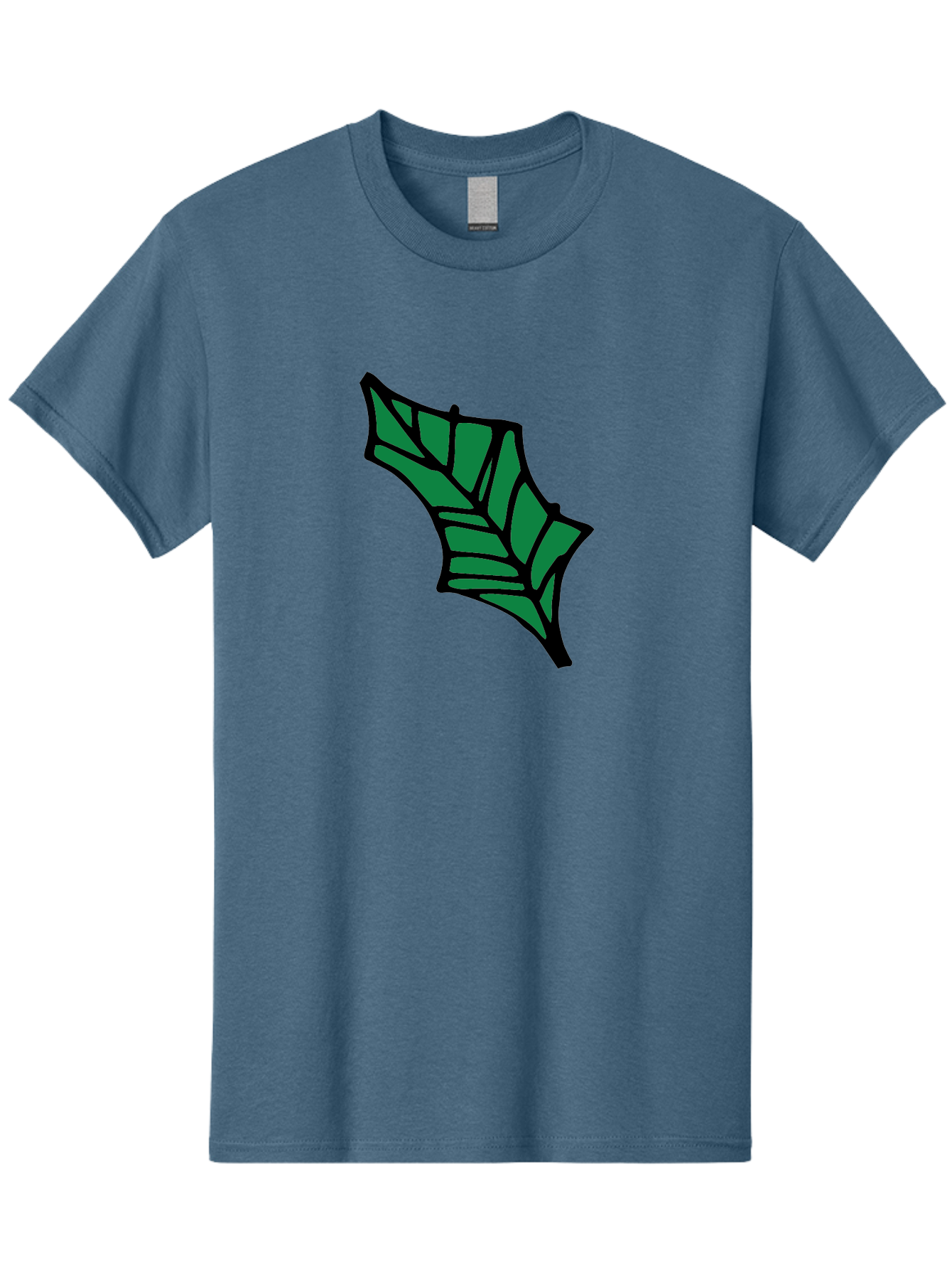 Bat-Wing-1 Men'S Graphic Tee, 100% Cotton, Comfortable Casual Summer Wear, Machine Washable, Bat, Black Outline, Green Fill, Abstract Shapes, Wing Pattern, Wildlife Art, Simple Design, Cartoon Style -  Aaa751