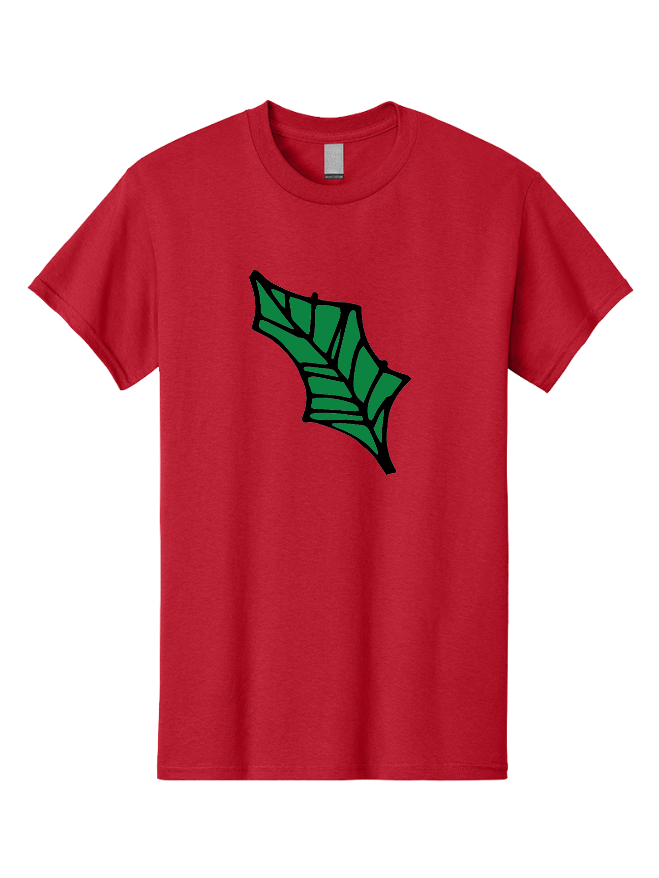 Bat-Wing-1 Men'S Graphic Tee, 100% Cotton, Comfortable Casual Summer Wear, Machine Washable, Bat, Black Outline, Green Fill, Abstract Shapes, Wing Pattern, Wildlife Art, Simple Design, Cartoon Style -  Aaa751