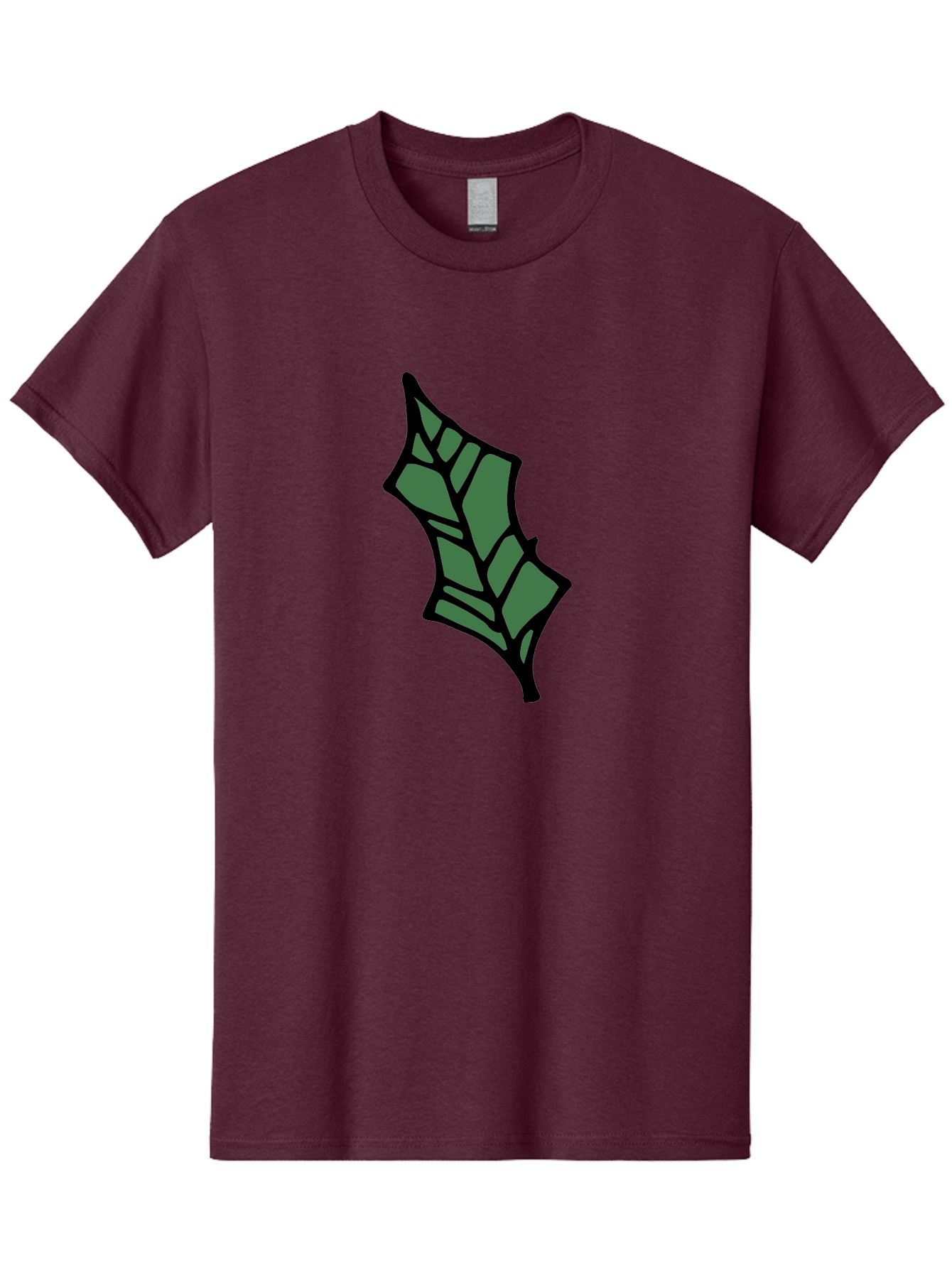 Bat-Wing Men'S Graphic Tee, 100% Cotton, Comfortable Casual Summer Wear, Machine Washable, Cartoon Bat, Simple Design, Dark Green, Black Outline, Geometric Shapes, Cartoon Style, Simple Illustration, Bat Symbol, Graphic Element -  Aaa752