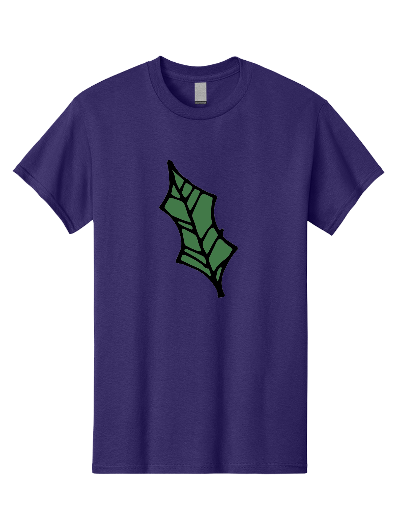 Bat-Wing Men'S Graphic Tee, 100% Cotton, Comfortable Casual Summer Wear, Machine Washable, Cartoon Bat, Simple Design, Dark Green, Black Outline, Geometric Shapes, Cartoon Style, Simple Illustration, Bat Symbol, Graphic Element -  Aaa752