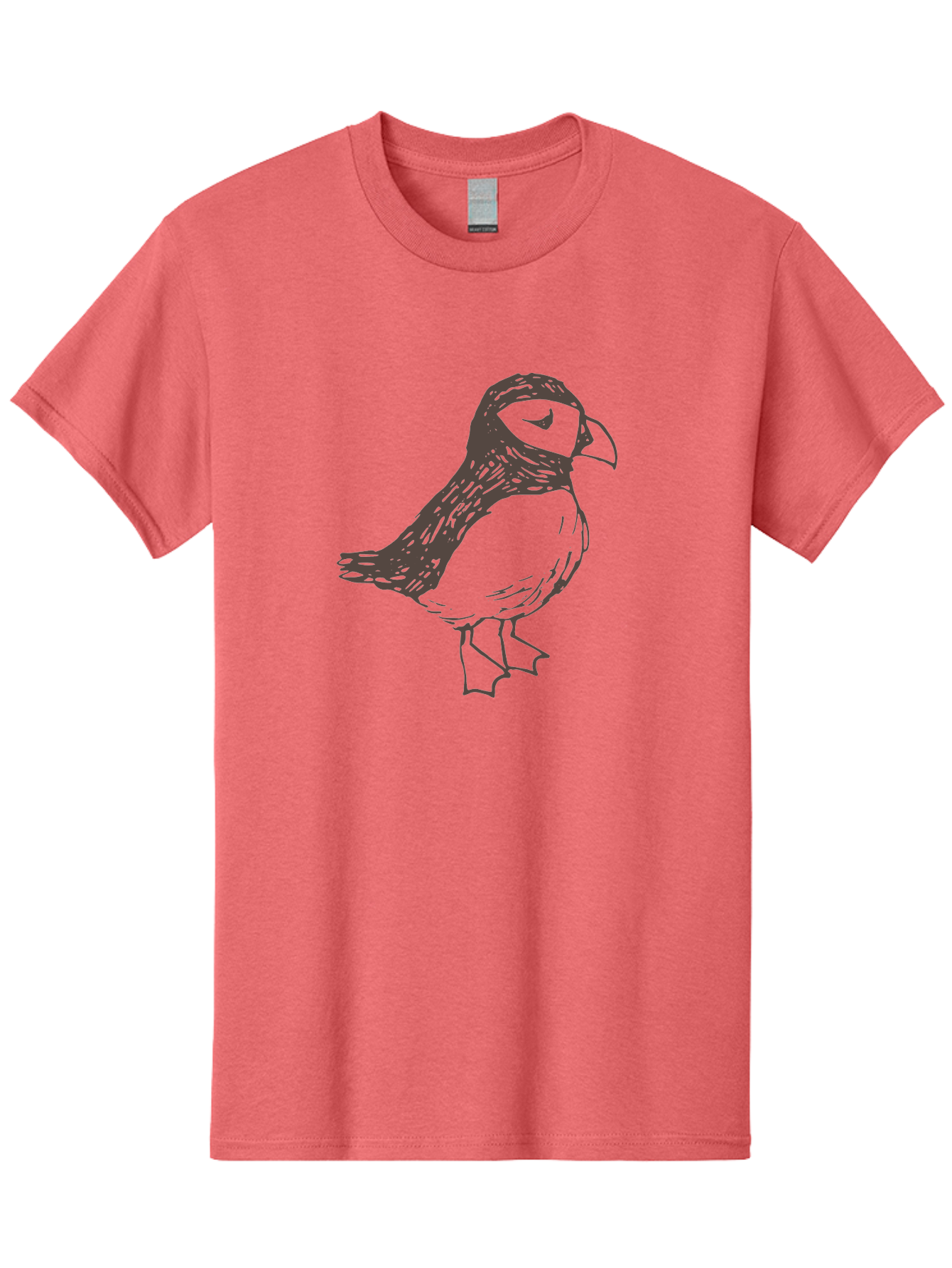 Bird Men'S Graphic Tee, 100% Cotton, Comfortable Casual Summer Wear, Machine Washable, Sketch Of Bird, Bird Drawing, Simple Art, Minimalist Design, Bird Species, Wildlife Illustration, Birdwatching, Nature Art -  Aaa757