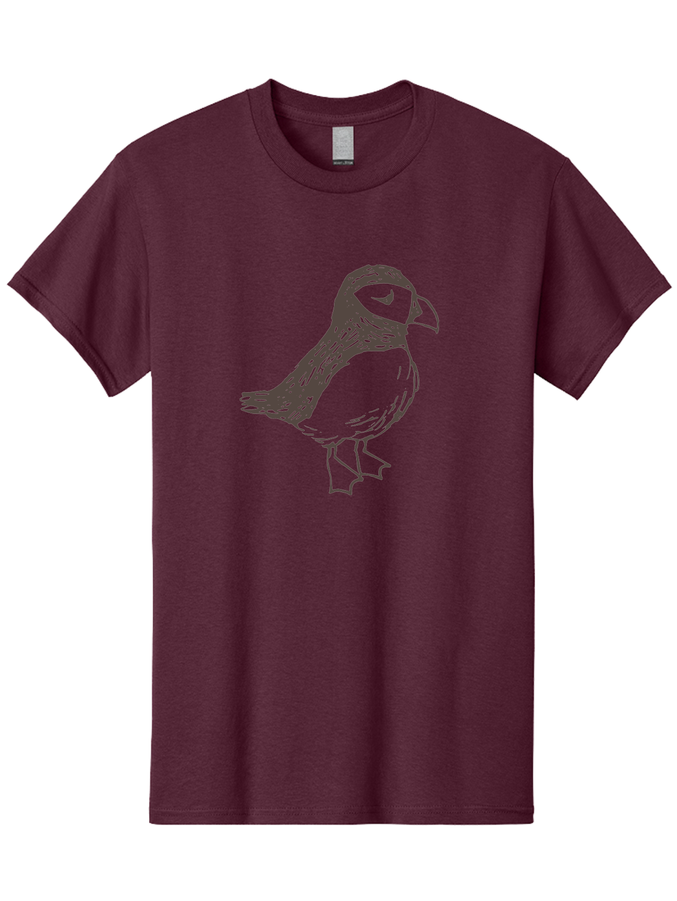 Bird Men'S Graphic Tee, 100% Cotton, Comfortable Casual Summer Wear, Machine Washable, Sketch Of Bird, Bird Drawing, Simple Art, Minimalist Design, Bird Species, Wildlife Illustration, Birdwatching, Nature Art -  Aaa757