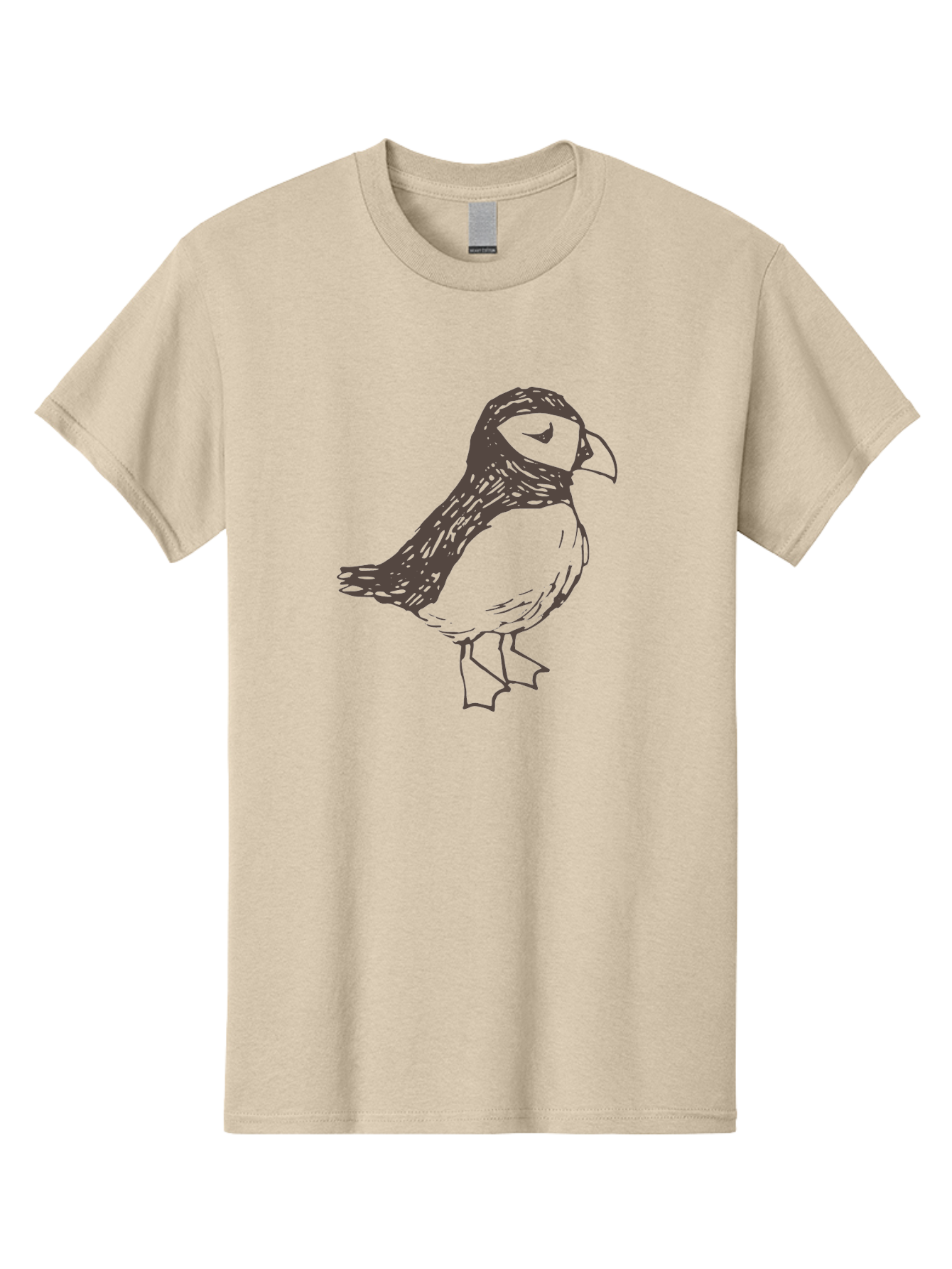 Bird Men'S Graphic Tee, 100% Cotton, Comfortable Casual Summer Wear, Machine Washable, Sketch Of Bird, Bird Drawing, Simple Art, Minimalist Design, Bird Species, Wildlife Illustration, Birdwatching, Nature Art -  Aaa757