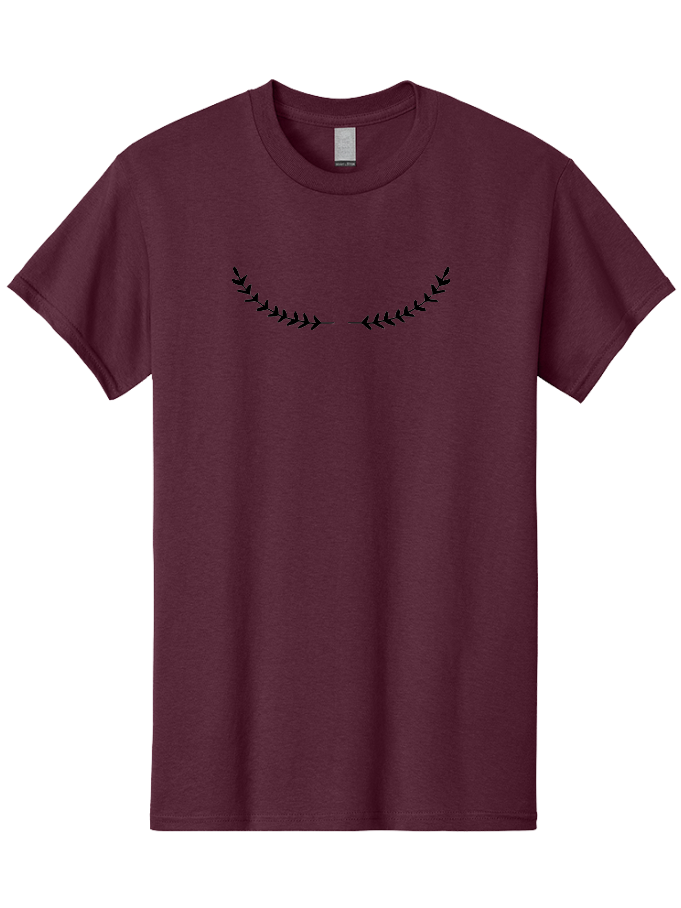 Black-Laurel Men'S Graphic Tee, 100% Cotton, Comfortable Casual Summer Wear, Machine Washable, Baseball Stitch, Black Stitches, Sports Design, Baseball Theme, Minimalist Graphic, Sports Art, Baseball Symbol, Baseball Stitch Pattern, -  Aaa761