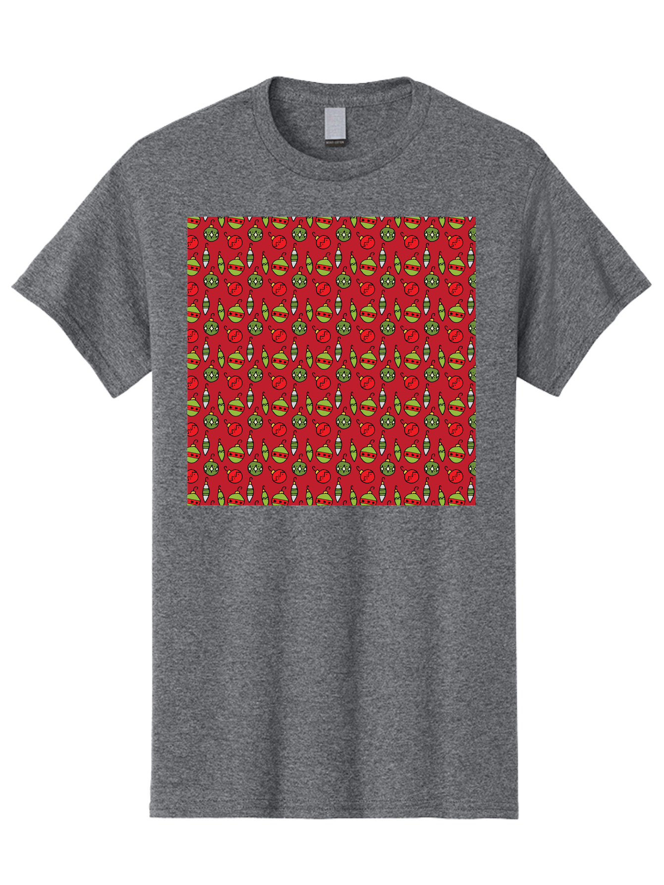 Bombs-Pattern Men'S Graphic Tee, 100% Cotton, Comfortable Casual Summer Wear, Machine Washable, Bombs And Emoji, Cartoon Graphics, War Symbols, Red Background, Green And Red Colors, Cute Illustrations, Funny Patterns, Danger Signs, -  Aaa770