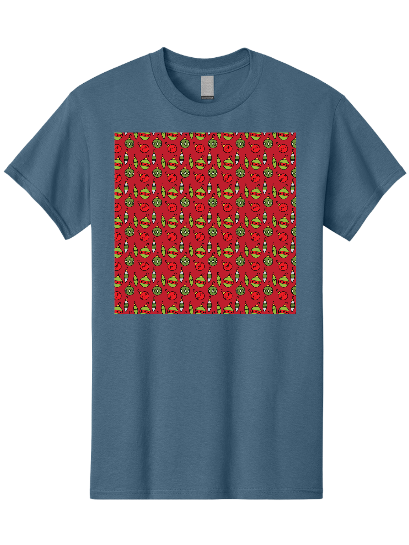 Bombs-Pattern Men'S Graphic Tee, 100% Cotton, Comfortable Casual Summer Wear, Machine Washable, Bombs And Emoji, Cartoon Graphics, War Symbols, Red Background, Green And Red Colors, Cute Illustrations, Funny Patterns, Danger Signs, -  Aaa770