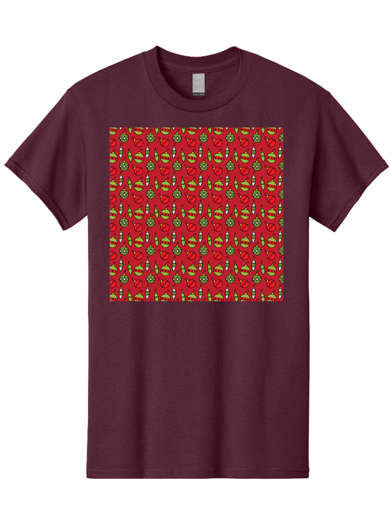 Bombs-Pattern Men'S Graphic Tee, 100% Cotton, Comfortable Casual Summer Wear, Machine Washable, Bombs And Emoji, Cartoon Graphics, War Symbols, Red Background, Green And Red Colors, Cute Illustrations, Funny Patterns, Danger Signs, -  Aaa770