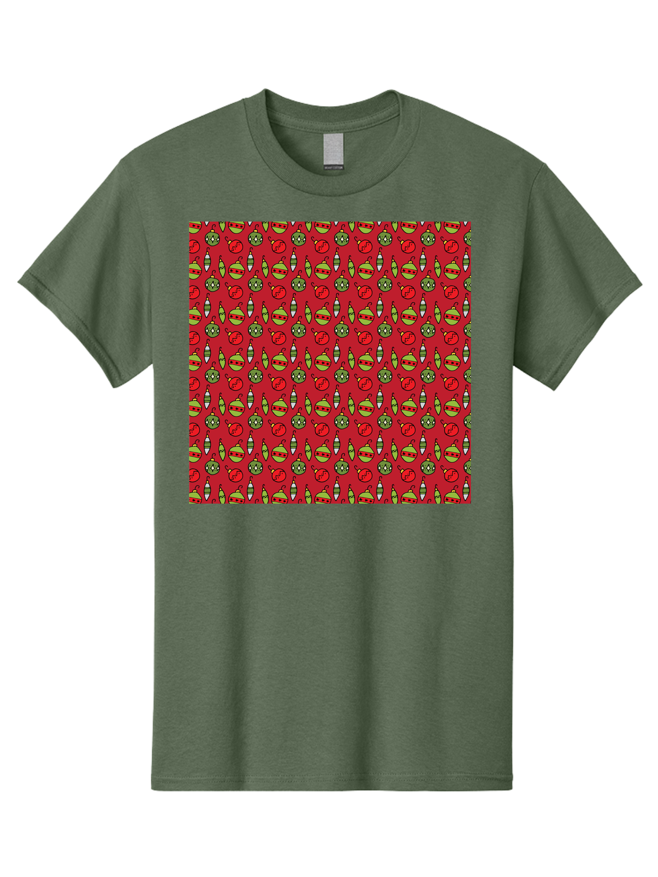 Bombs-Pattern Men'S Graphic Tee, 100% Cotton, Comfortable Casual Summer Wear, Machine Washable, Bombs And Emoji, Cartoon Graphics, War Symbols, Red Background, Green And Red Colors, Cute Illustrations, Funny Patterns, Danger Signs, -  Aaa770