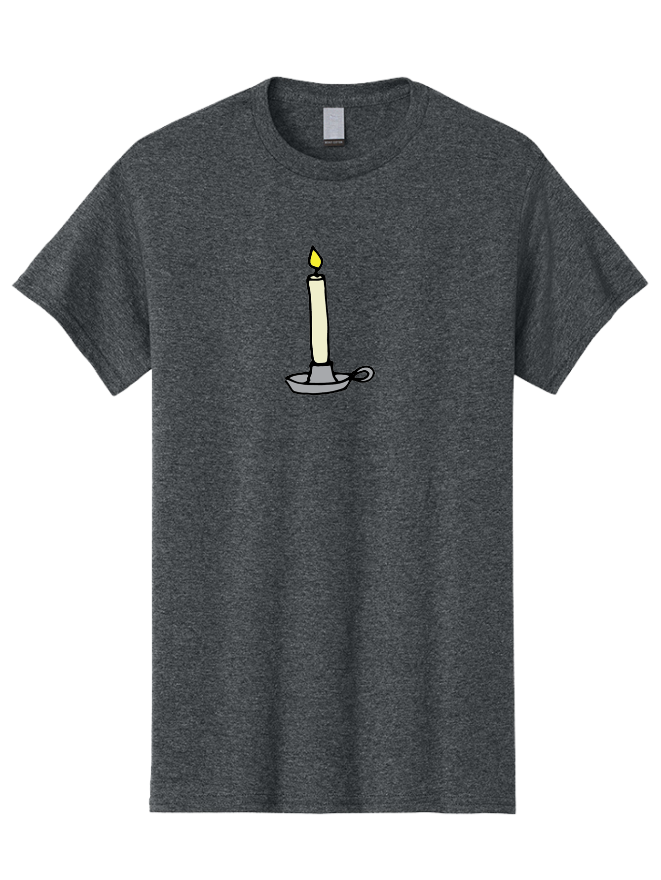 Candle-2 Men'S Graphic Tee, 100% Cotton, Comfortable Casual Summer Wear, Machine Washable, Lit Candle, Candle Holder, Warm Lighting, Relaxing Ambiance, Peaceful Atmosphere, Soft Glow, Serene Moment, Ambiance, Candlelight, Relaxation, -  Aaa775