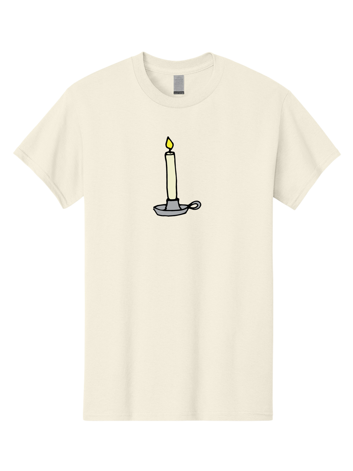 Candle-2 Men'S Graphic Tee, 100% Cotton, Comfortable Casual Summer Wear, Machine Washable, Lit Candle, Candle Holder, Warm Lighting, Relaxing Ambiance, Peaceful Atmosphere, Soft Glow, Serene Moment, Ambiance, Candlelight, Relaxation, -  Aaa775
