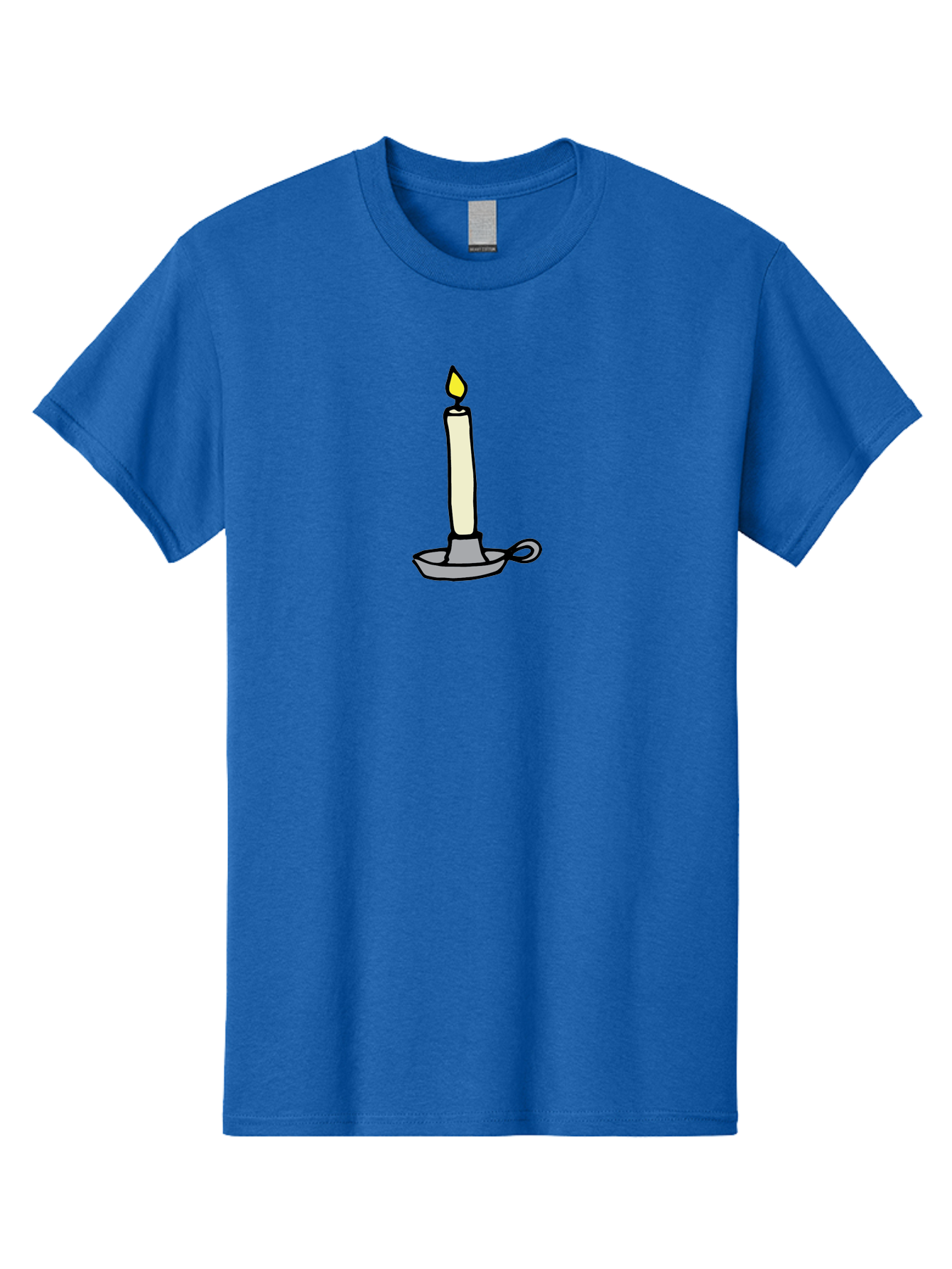 Candle-2 Men'S Graphic Tee, 100% Cotton, Comfortable Casual Summer Wear, Machine Washable, Lit Candle, Candle Holder, Warm Lighting, Relaxing Ambiance, Peaceful Atmosphere, Soft Glow, Serene Moment, Ambiance, Candlelight, Relaxation, -  Aaa775