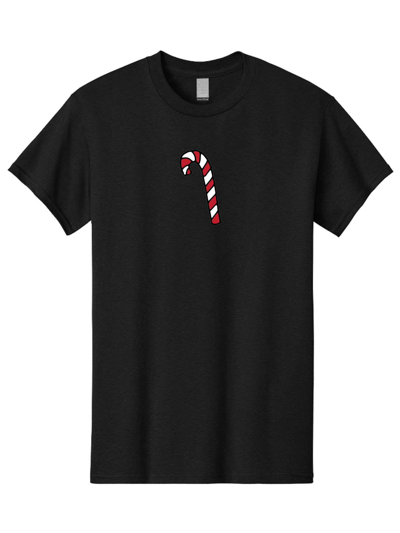 Candy-Cane-2 Men'S Graphic Tee, 100% Cotton, Comfortable Casual Summer Wear, Machine Washable, Striped Candy Cane, Holiday Treat, Festive Decoration, Christmas Symbol, Red And White Stripes, Sweet Delight, Seasonal Charm -  Aaa780