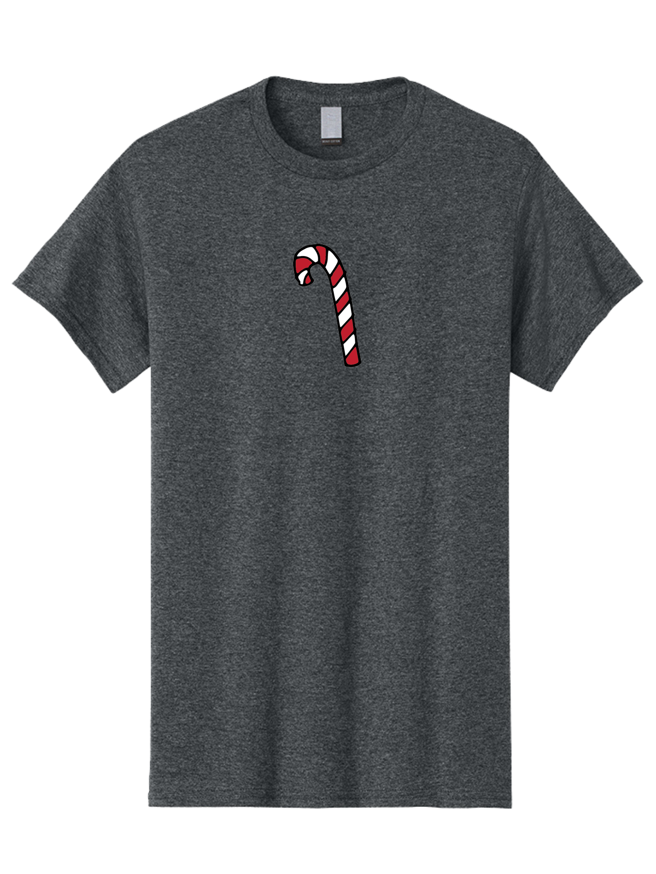 Candy-Cane-2 Men'S Graphic Tee, 100% Cotton, Comfortable Casual Summer Wear, Machine Washable, Striped Candy Cane, Holiday Treat, Festive Decoration, Christmas Symbol, Red And White Stripes, Sweet Delight, Seasonal Charm -  Aaa780