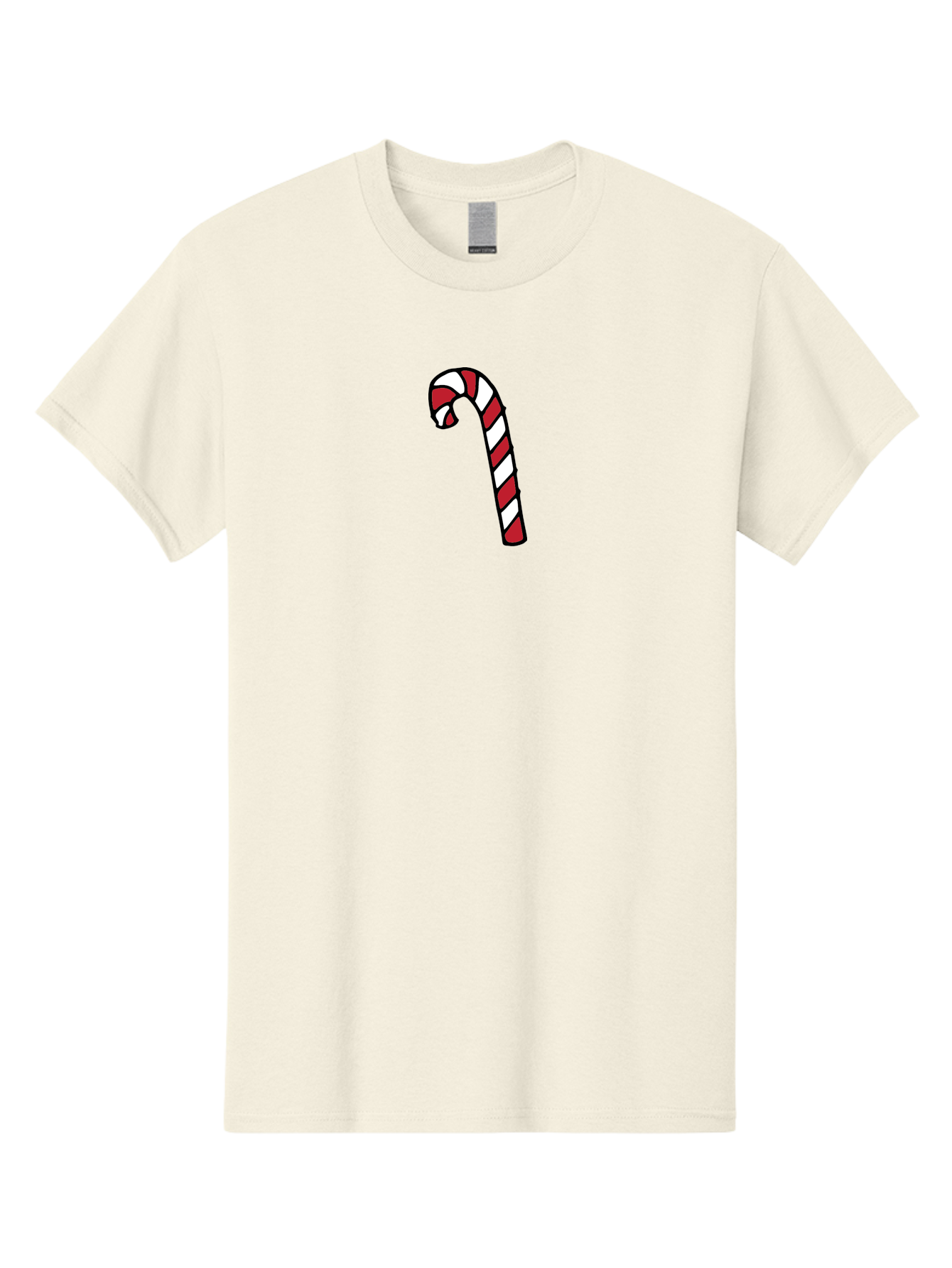 Candy-Cane-2 Men'S Graphic Tee, 100% Cotton, Comfortable Casual Summer Wear, Machine Washable, Striped Candy Cane, Holiday Treat, Festive Decoration, Christmas Symbol, Red And White Stripes, Sweet Delight, Seasonal Charm -  Aaa780
