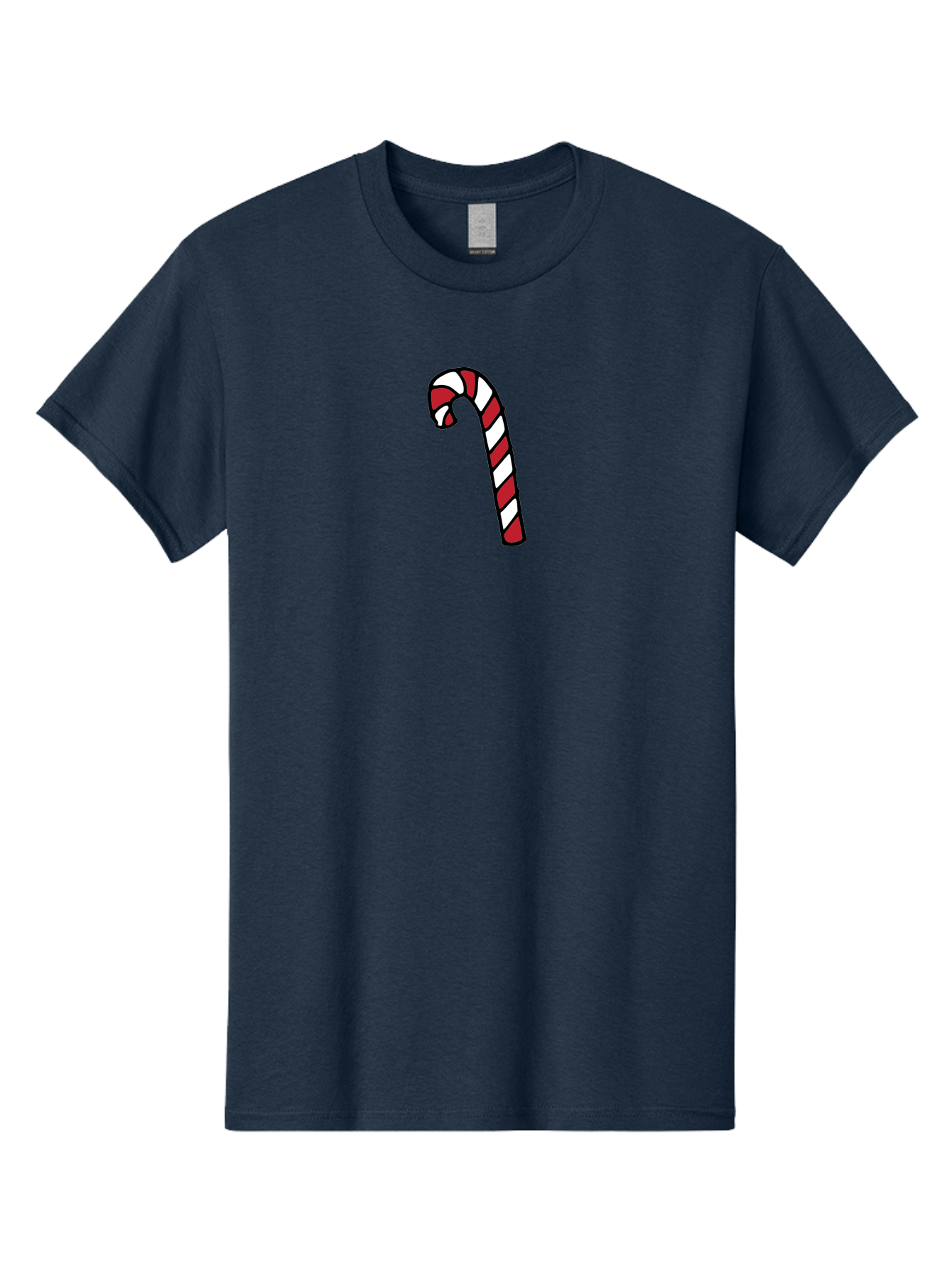 Candy-Cane-2 Men'S Graphic Tee, 100% Cotton, Comfortable Casual Summer Wear, Machine Washable, Striped Candy Cane, Holiday Treat, Festive Decoration, Christmas Symbol, Red And White Stripes, Sweet Delight, Seasonal Charm -  Aaa780