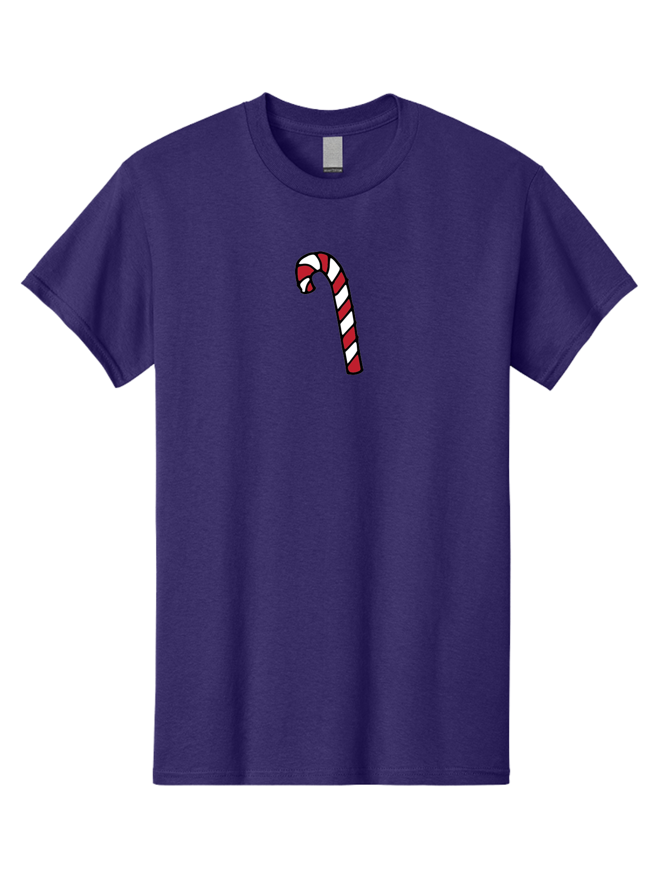 Candy-Cane-2 Men'S Graphic Tee, 100% Cotton, Comfortable Casual Summer Wear, Machine Washable, Striped Candy Cane, Holiday Treat, Festive Decoration, Christmas Symbol, Red And White Stripes, Sweet Delight, Seasonal Charm -  Aaa780