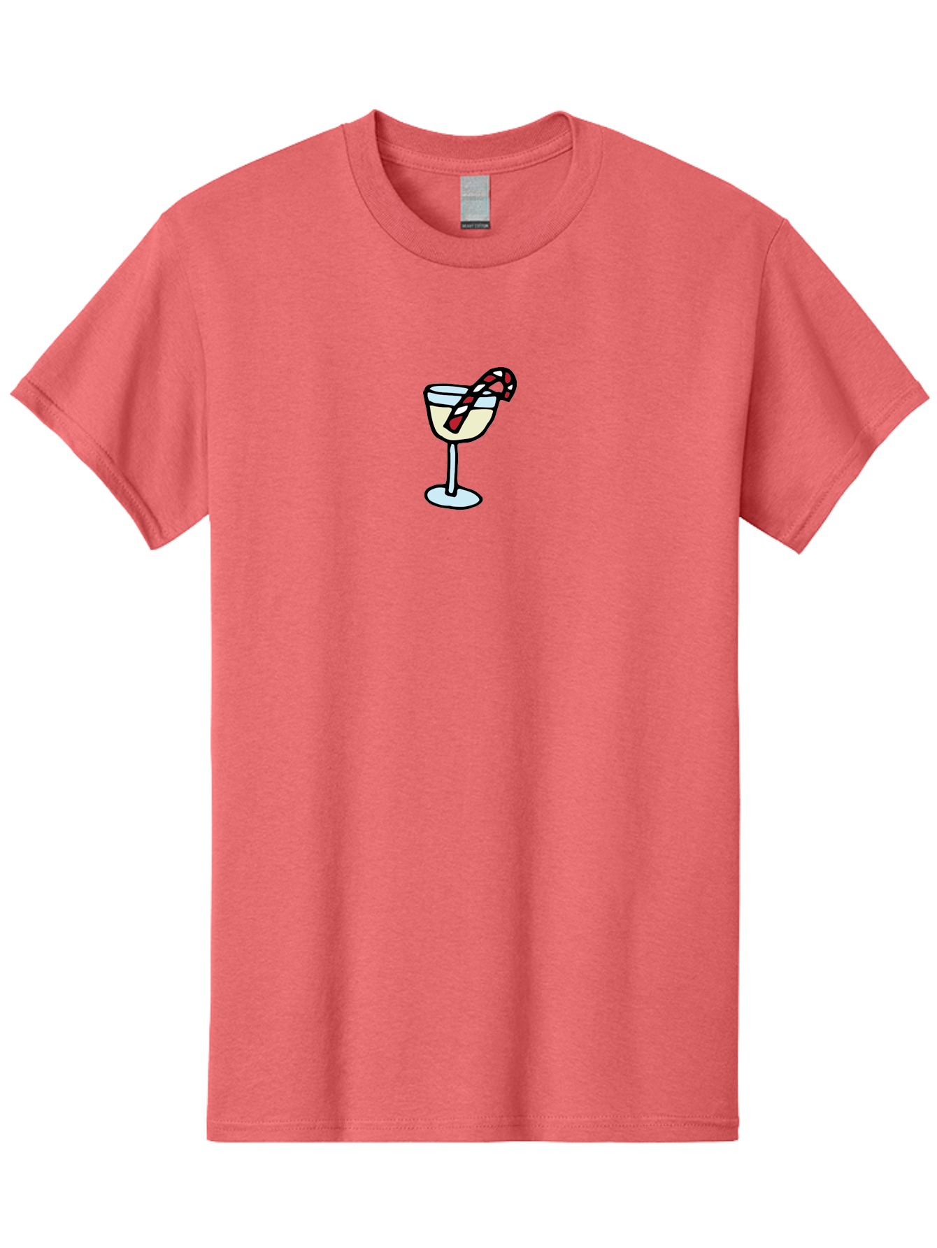 Candy-Cane-Martini-2 Men'S Graphic Tee, 100% Cotton, Comfortable Casual Summer Wear, Machine Washable, Candy Cane Martini, Festive Drink, Holiday Cocktail, Christmas Treat, Sweet Indulgence, Peppermint Delight, Winter Wonderland -  Aaa782