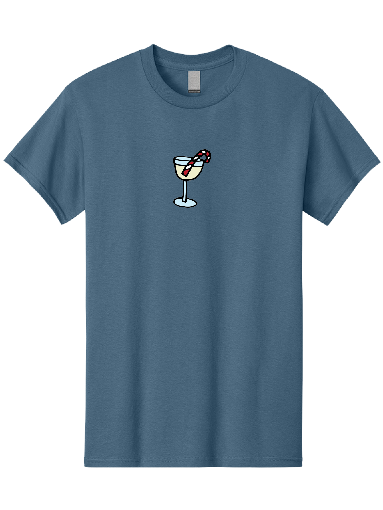 Candy-Cane-Martini-2 Men'S Graphic Tee, 100% Cotton, Comfortable Casual Summer Wear, Machine Washable, Candy Cane Martini, Festive Drink, Holiday Cocktail, Christmas Treat, Sweet Indulgence, Peppermint Delight, Winter Wonderland -  Aaa782