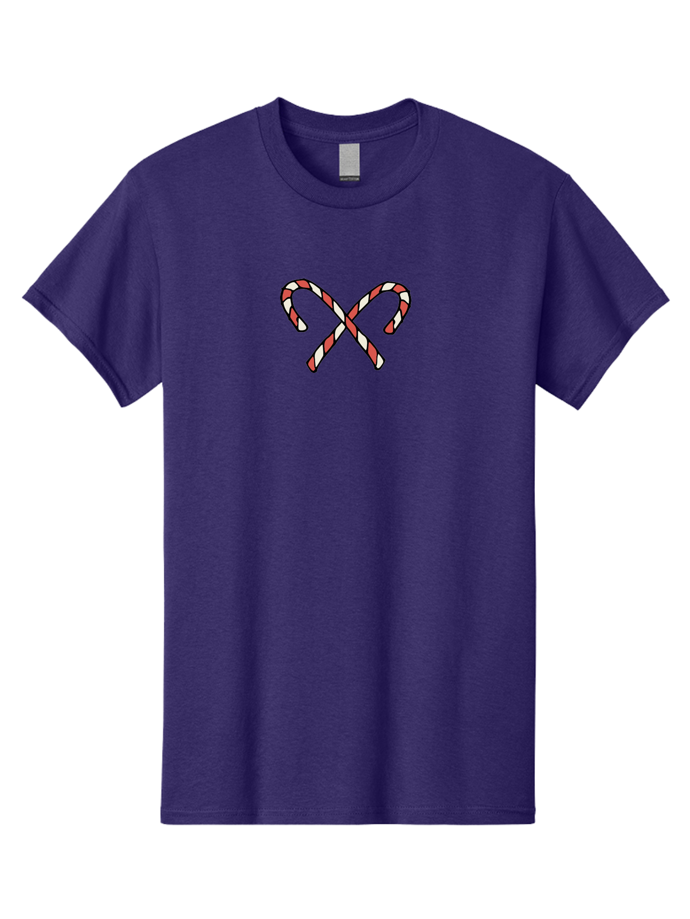 Candy-Canes-Xx Men'S Graphic Tee, 100% Cotton, Comfortable Casual Summer Wear, Machine Washable, Candy Canes, Holiday Treats, Festive Decorations, Christmas Sweets, Striped Candies, Sweet Treats, Holiday Cheer -  Aaa786