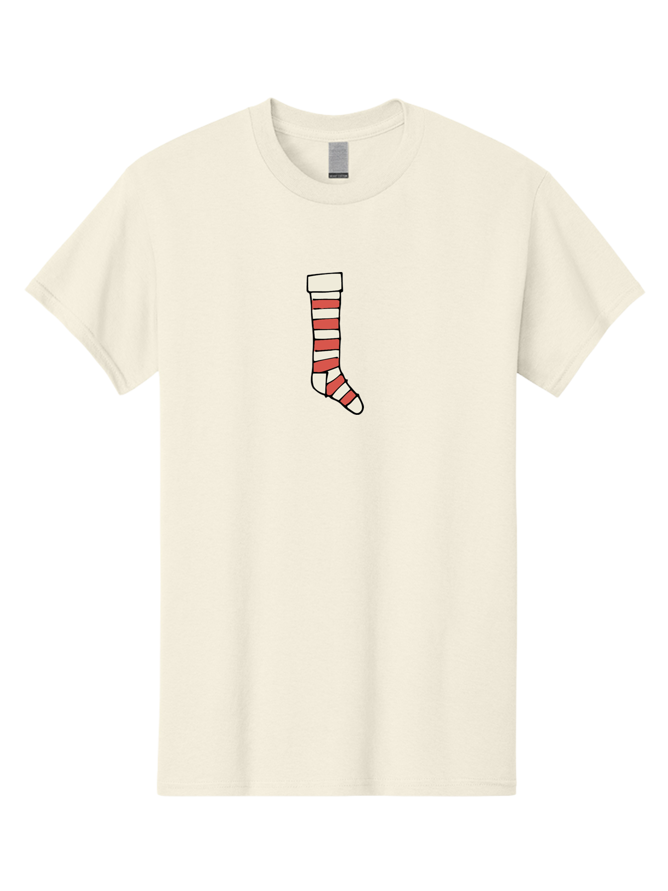 Cast Men'S Graphic Tee, 100% Cotton, Comfortable Casual Summer Wear, Machine Washable, Injured Leg, Broken Bone, Medical Care, Red And White Cast, Orthopedic Treatment, Fracture Recovery, Injured Limb -  Aaa790