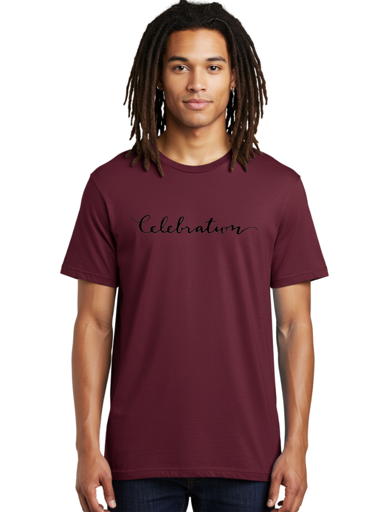 Celebration-1 Men'S Graphic Tee, 100% Cotton, Comfortable Casual Summer Wear, Machine Washable, Celebration Theme, Party Invitation, Elegant Script, Black Cursive Text, Festive Atmosphere, Special Occasion, Luxury Design, Stylish Font -  Aaa791