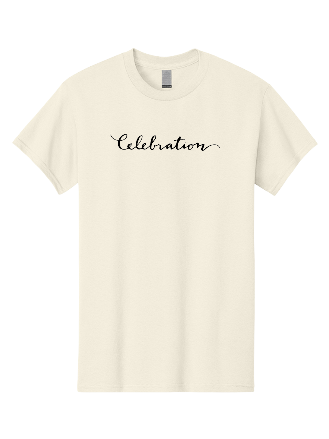 Celebration-1 Men'S Graphic Tee, 100% Cotton, Comfortable Casual Summer Wear, Machine Washable, Celebration Theme, Party Invitation, Elegant Script, Black Cursive Text, Festive Atmosphere, Special Occasion, Luxury Design, Stylish Font -  Aaa791
