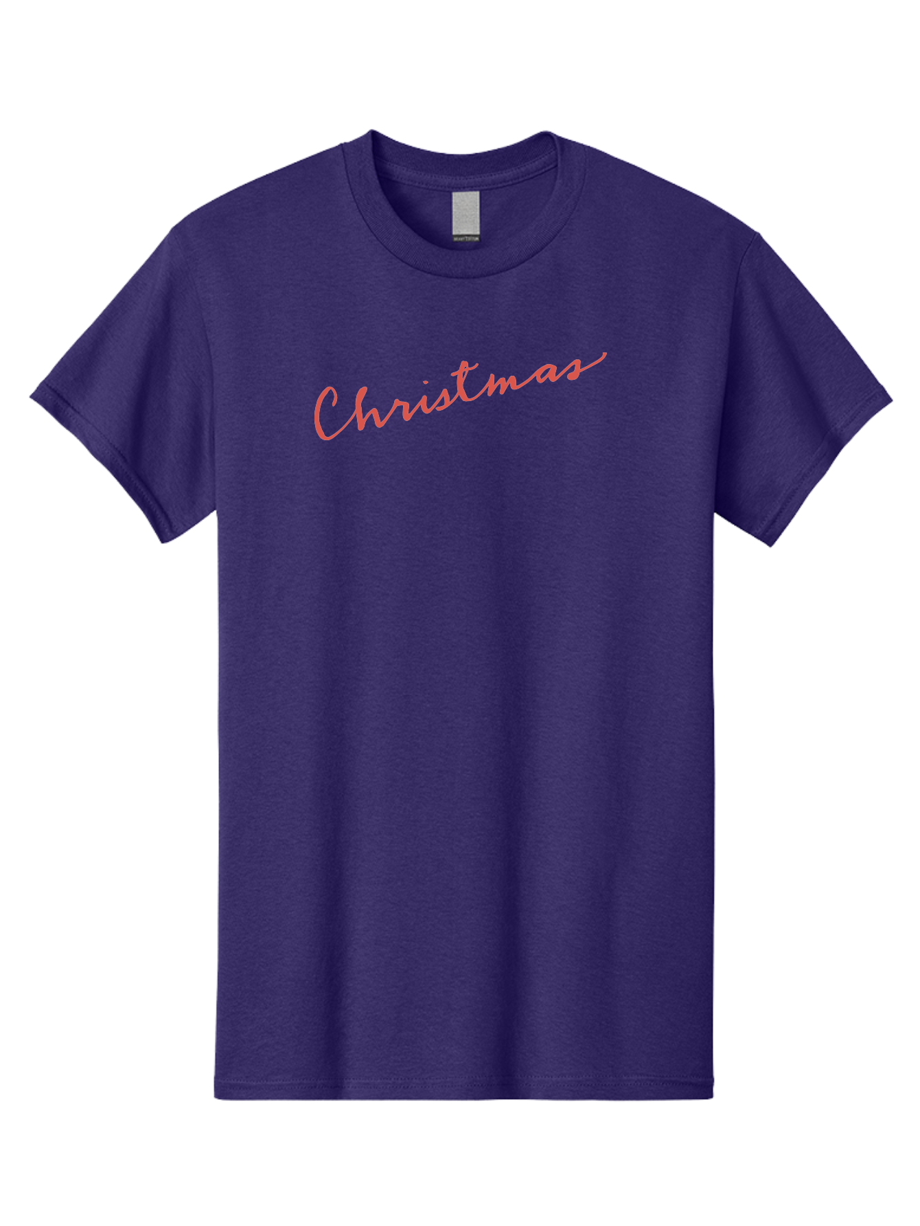 Christmas Men'S Graphic Tee, 100% Cotton, Comfortable Casual Summer Wear, Machine Washable, Christmas Greeting, Festive Season, Holiday Message, Pink Cursive Text, Christmas Celebration, Winter Wonderland -  Aaa832