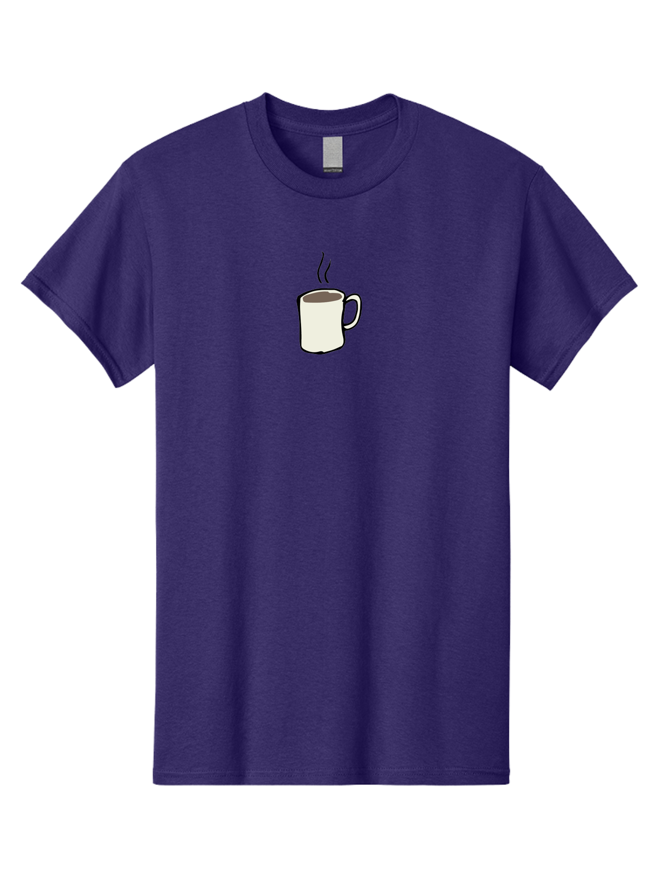 Coffee-Mug Men'S Graphic Tee, 100% Cotton, Comfortable Casual Summer Wear, Machine Washable, Coffee Mug, Steaming Hot Coffee, Morning Pick-Me-Up, Caffeinated Beverage, Coffee Break, Hot Drink, Morning Routine -  Aaa837