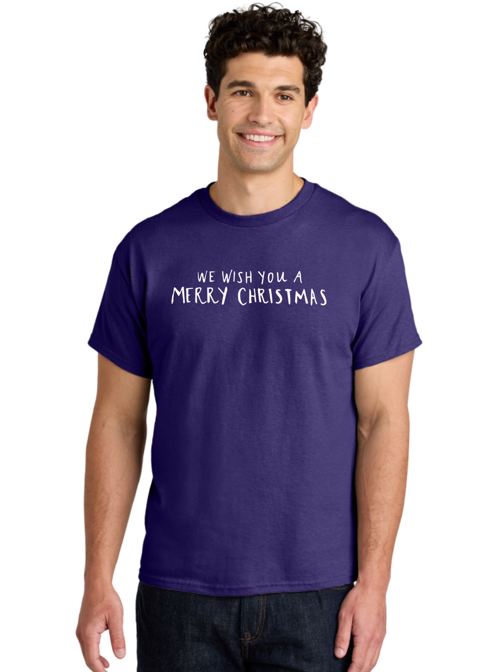 Merry-Christmas-4 Men'S Graphic Tee, 100% Cotton, Comfortable Casual Summer Wear, Machine Washable, Merry Christmas Wishes, Holiday Greeting, Festive Season, Christmas Message, Happy Holidays, Joyful Wishes, Seasonal Cheer -  Aaa983