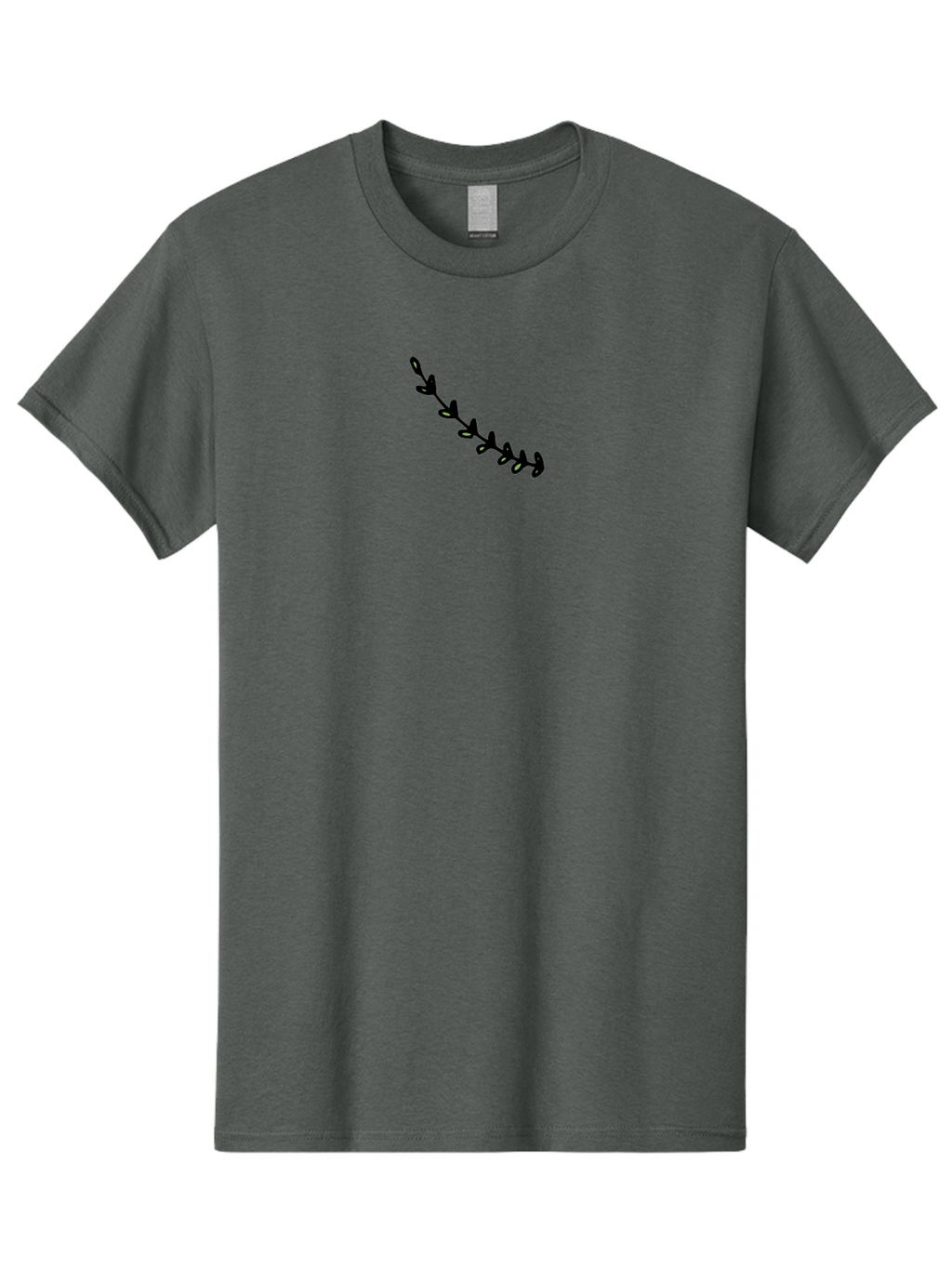 Mistletoe Men'S Graphic Tee, 100% Cotton, Comfortable Casual Summer Wear, Machine Washable, Mistletoe Illustration, Festive Decor, Holiday Symbol, Christmas Tradition, Romantic Gesture, Winter Wonderland, Evergreen Sprig -  Aaa996