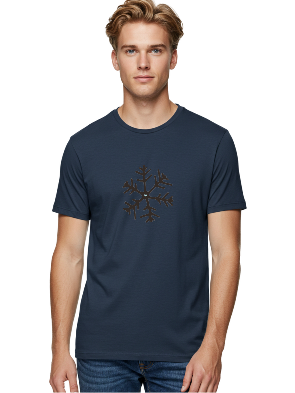 Neuron-Cell Men'S Graphic Tee, 100% Cotton, Comfortable Casual Summer Wear, Machine Washable, Neuron Structure, Neural Network, Brain Cells, Neuroscience, Biology, Dendritic Tree, Synapses, Nerve Cell Aab004