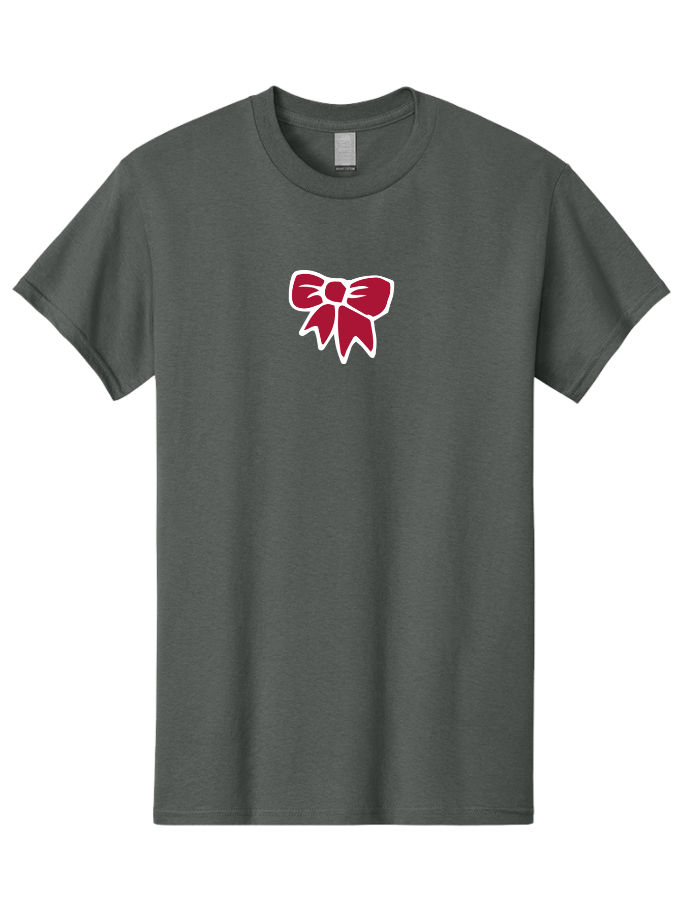 Red-Bow-1 Men'S Graphic Tee, 100% Cotton, Comfortable Casual Summer Wear, Machine Washable, Red Bow, Ribbon Decoration, Gift Wrapping, Festive Symbol, Elegant Design, Classic Motif, Decorative Element, Stylish Accessory Aab066