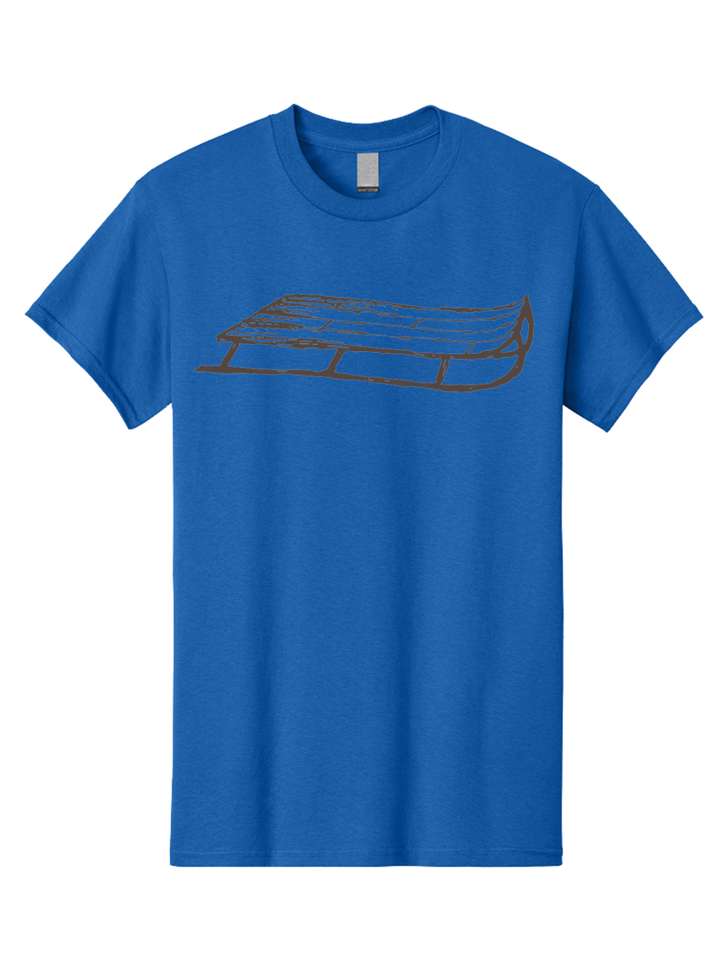 Sleigh Men'S Graphic Tee, 100% Cotton, Comfortable Casual Summer Wear, Machine Washable, Winter Sled, Festive Season, Snow Ride, Joyful Activity, Wooden Frame, Curved Runners, Holiday Fun, Winter Sport, Snowy Landscape, Cold Weather, Aab109
