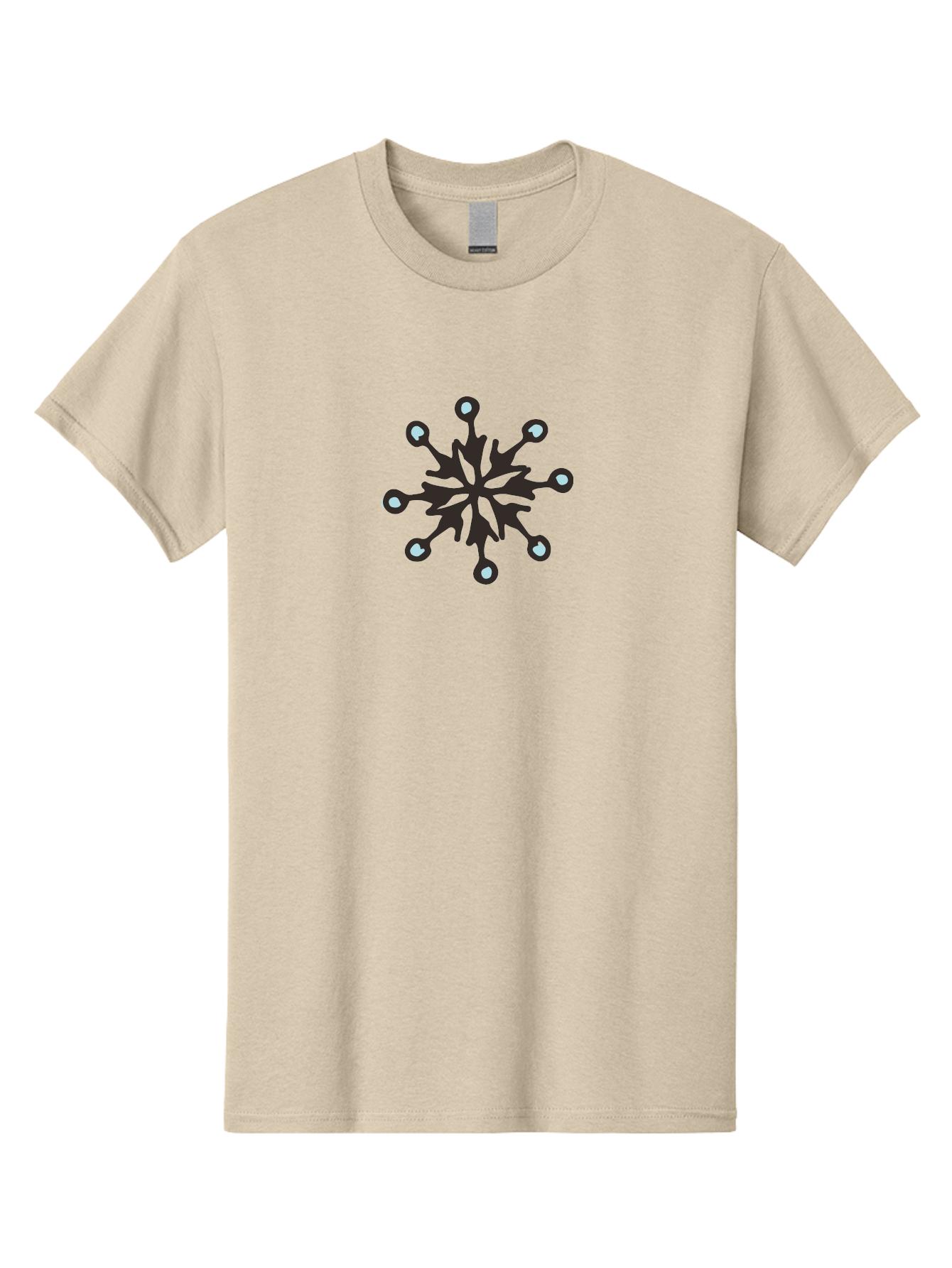 Virus-Graphic Men'S Graphic Tee, 100% Cotton, Comfortable Casual Summer Wear, Machine Washable, Virus Icon, Black Silhouette, Microbiology, Germs, Illness, Disease, Virus Cell, Healthcare, Medicine, Microscopic View Aab156