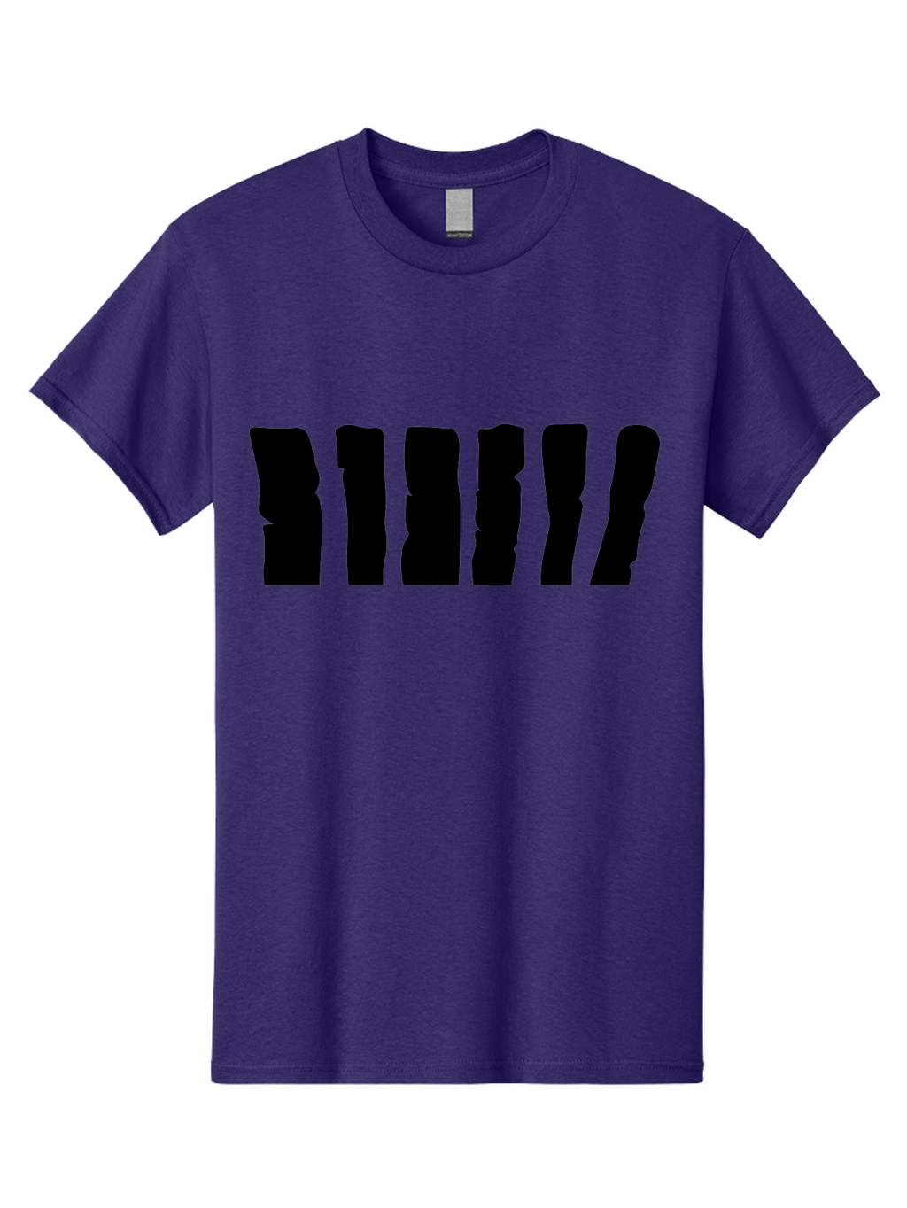 Bimbim Men'S Graphic Tee, 100% Cotton, Comfortable Casual Summer Wear, Machine Washable, Stylized Text, Bold Font, Black Letters, Modern Design, Graphic Element, Abstract Typography, Sleek Aesthetic Aab199