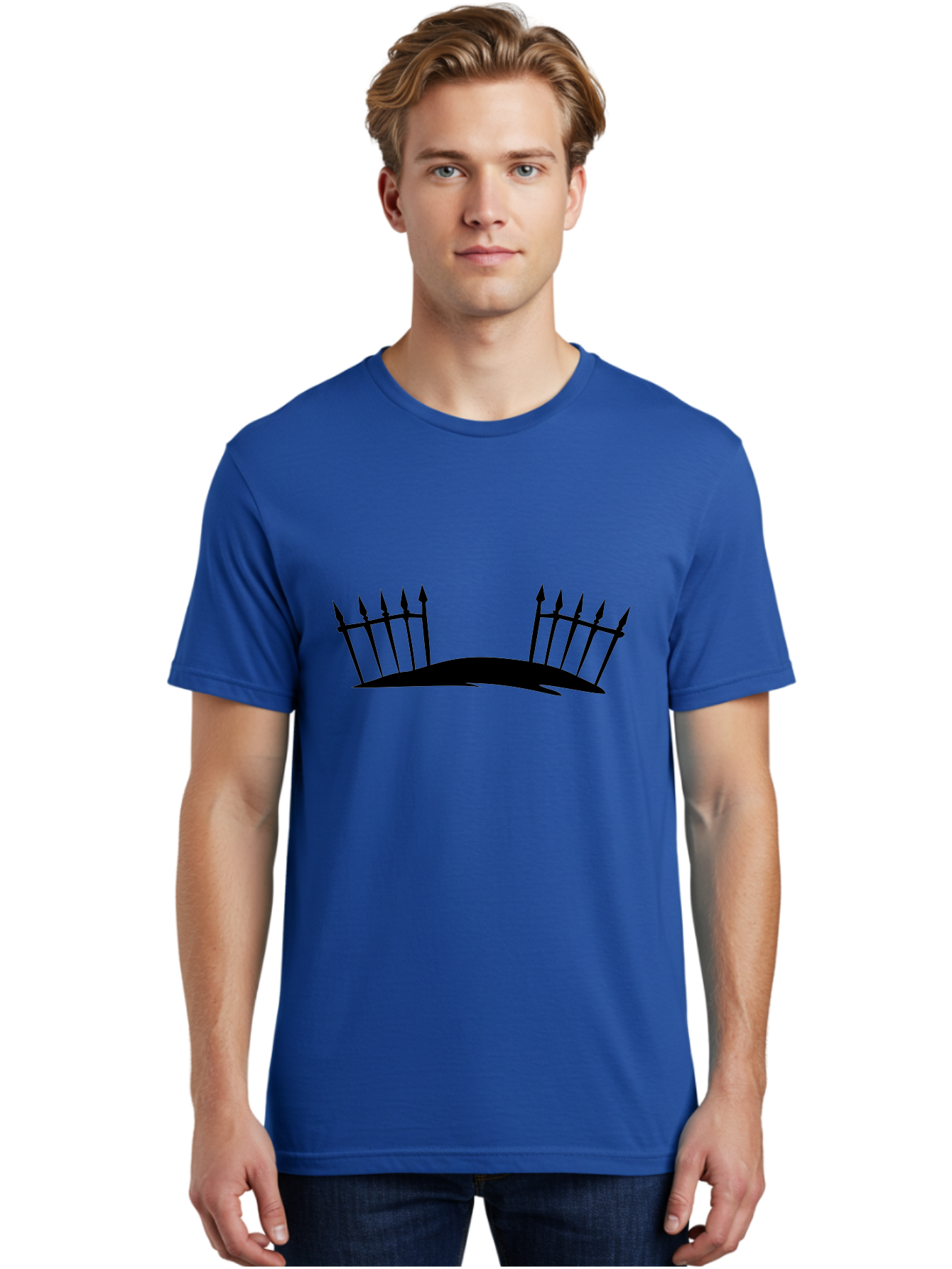 Crown Men'S Graphic Tee, 100% Cotton, Comfortable Casual Summer Wear, Machine Washable, Crown Of Thorns, Thorny Wreath, Gothic Crown, Medieval Headpiece, Symbolic Jewelry, Dark Art, Mysterious Symbol, Alternative Fashion Aab212