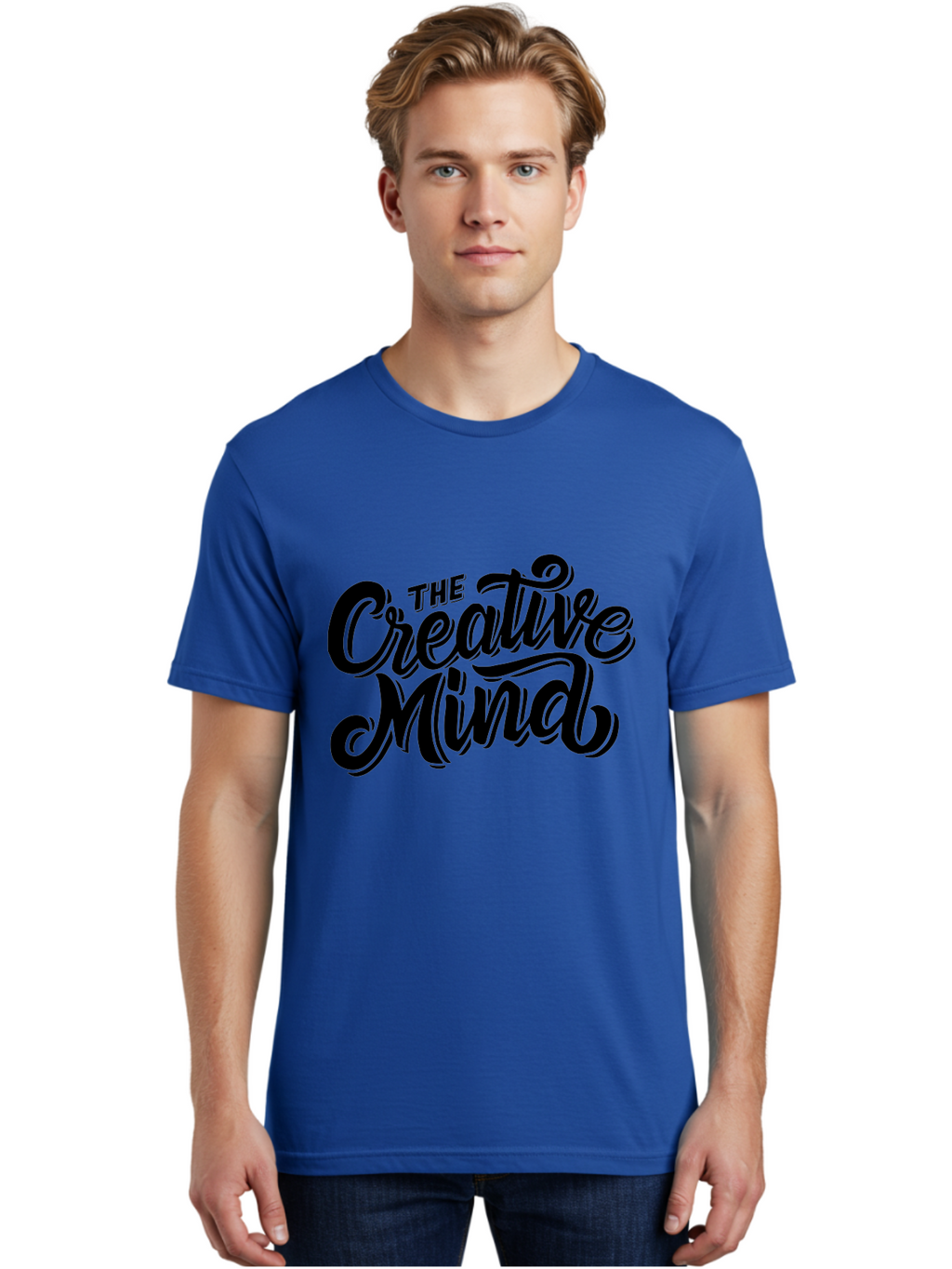 The-Creative-Mind-1 Men'S Graphic Tee, 100% Cotton, Comfortable Casual Summer Wear, Machine Washable, Creative Inspiration, Artistic Expression, Innovative Thinking, Imagination, Creativity, Artistic Ideas, Thoughtful Imagination, Artistry Aab253