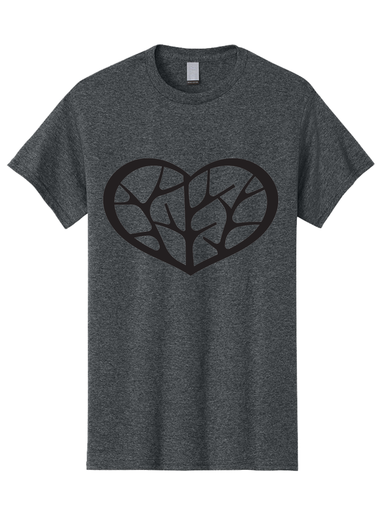 Brain-Heart Men'S Graphic Tee, 100% Cotton, Comfortable Casual Summer Wear, Machine Washable, Brain And Heart, Love And Intelligence, Harmony, Unity, Creativity, Brain-Heart Connection, Heart-Brain Balance, Emotional Intelligence Aab258