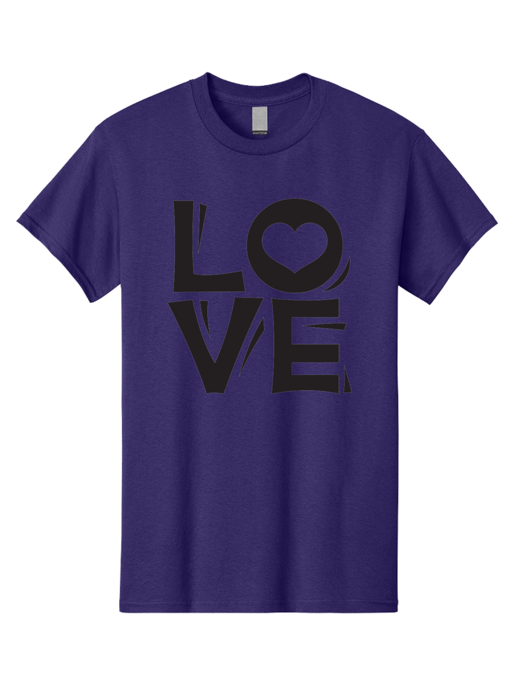 Love-1 Men'S Graphic Tee, 100% Cotton, Comfortable Casual Summer Wear, Machine Washable, Love Typography, Heart Symbol, Black Lettering, Bold Font, Quirky Design, Love Message, Abstract Art, Modern Style Aab289