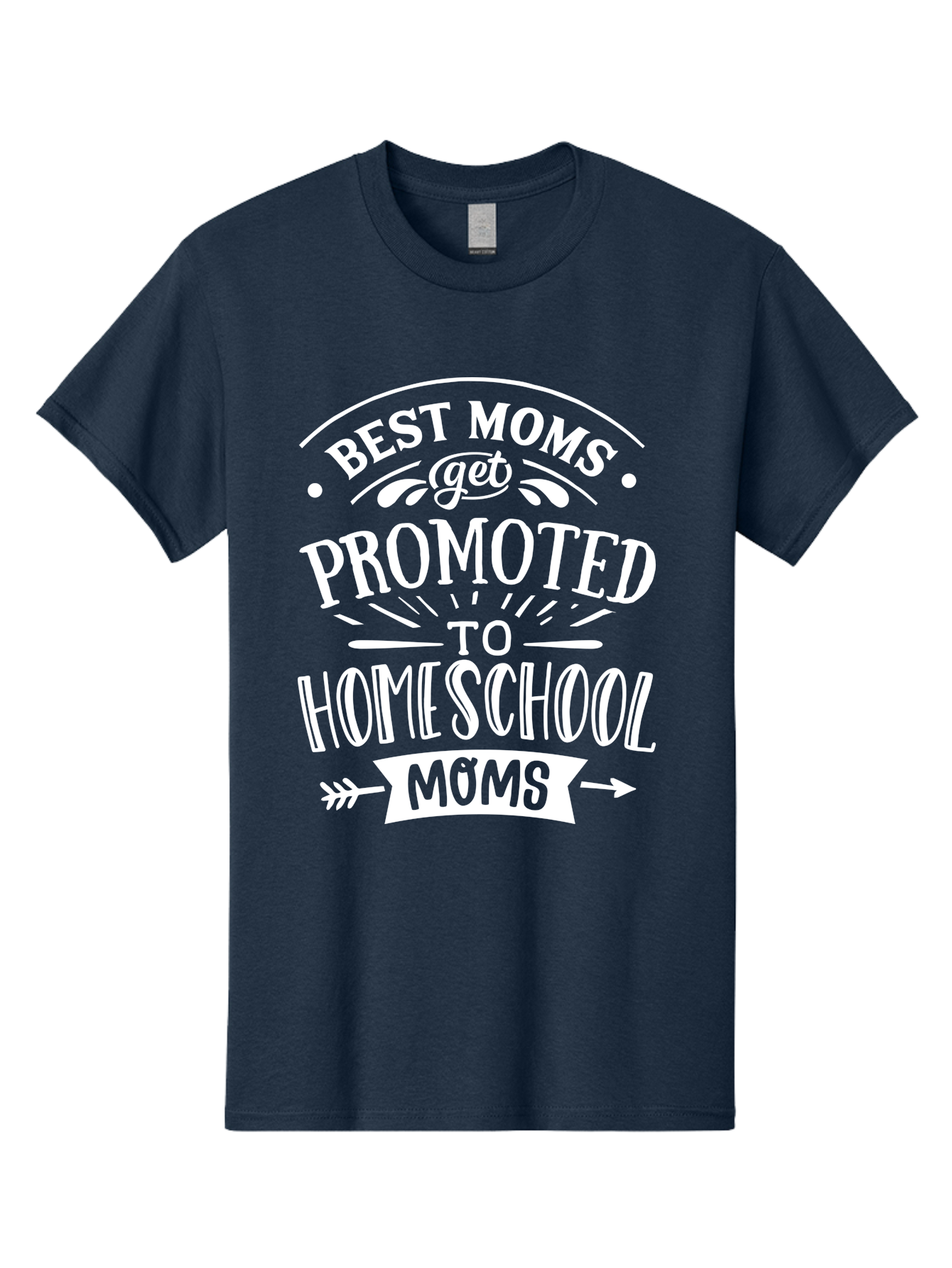 Best-Moms-Get-Promoted-To-Homeschool-Moms Men'S Graphic Tee, 100% Cotton, Comfortable Casual Summer Wear, Machine Washable, Homeschooling Mom, Best Mom, Mom Quotes, Homeschool Mom Quotes, Funny Mom Quotes, Mom Life, Parenting Humor, Aab321