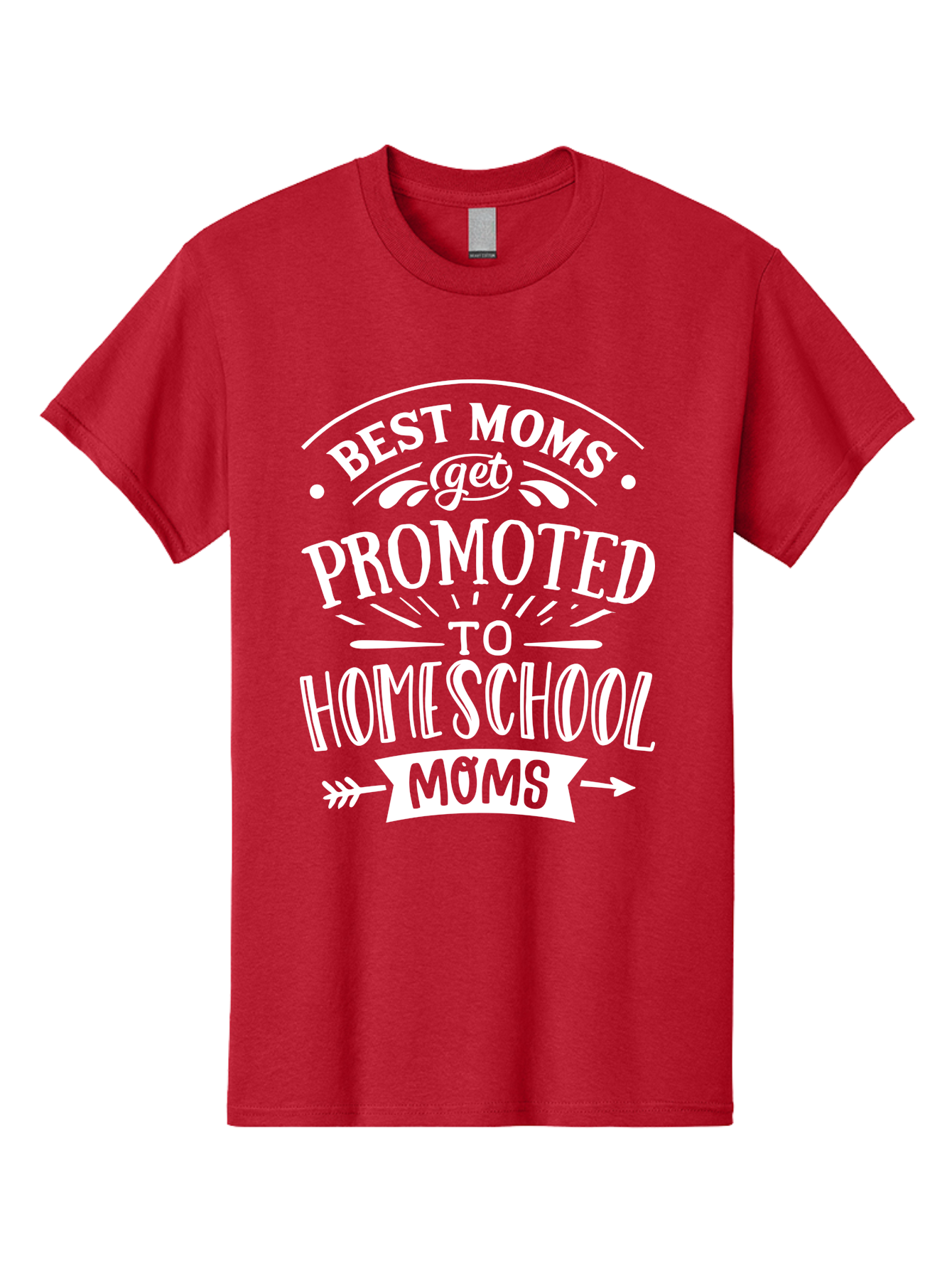 Best-Moms-Get-Promoted-To-Homeschool-Moms Men'S Graphic Tee, 100% Cotton, Comfortable Casual Summer Wear, Machine Washable, Homeschooling Mom, Best Mom, Mom Quotes, Homeschool Mom Quotes, Funny Mom Quotes, Mom Life, Parenting Humor, Aab321