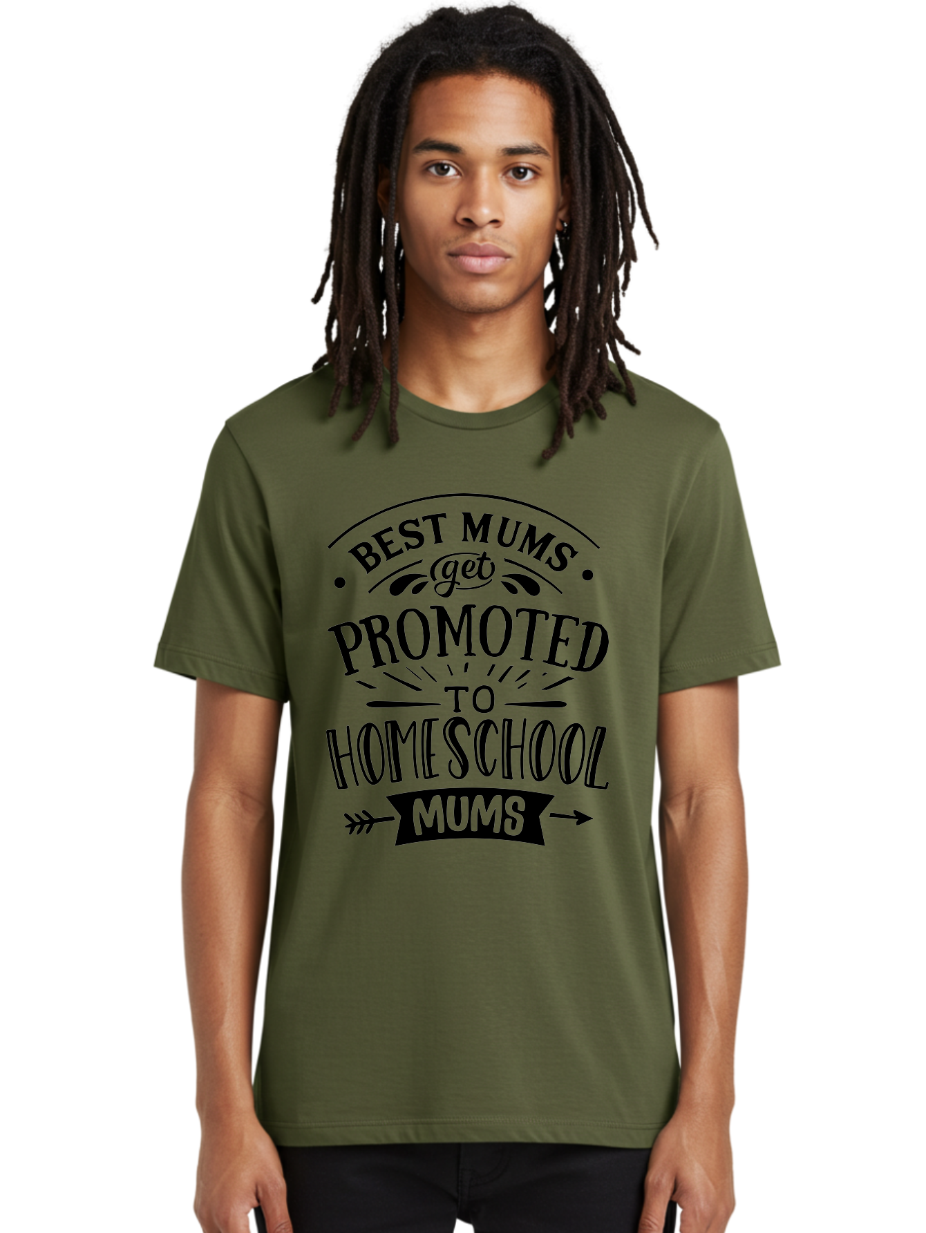 Best-Mums-Get-Promoted Men'S Graphic Tee, 100% Cotton, Comfortable Casual Summer Wear, Machine Washable, Homeschooling Moms, Parenting Quotes, Homeschool Mom Quotes, Funny Mom Quotes, Mom Appreciation, Motherhood, Homeschooling, Aab323