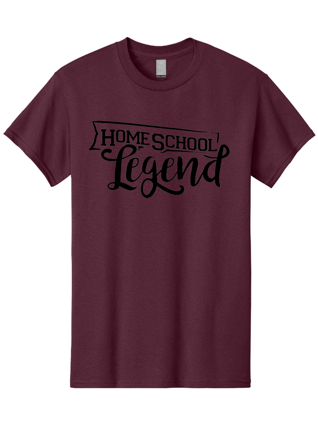 Home-School-Legend Men'S Graphic Tee, 100% Cotton, Comfortable Casual Summer Wear, Machine Washable, Home School Legend, Homeschooling, Personalized Learning, Custom Education, Educational Excellence, Homeschool Pride Aab332