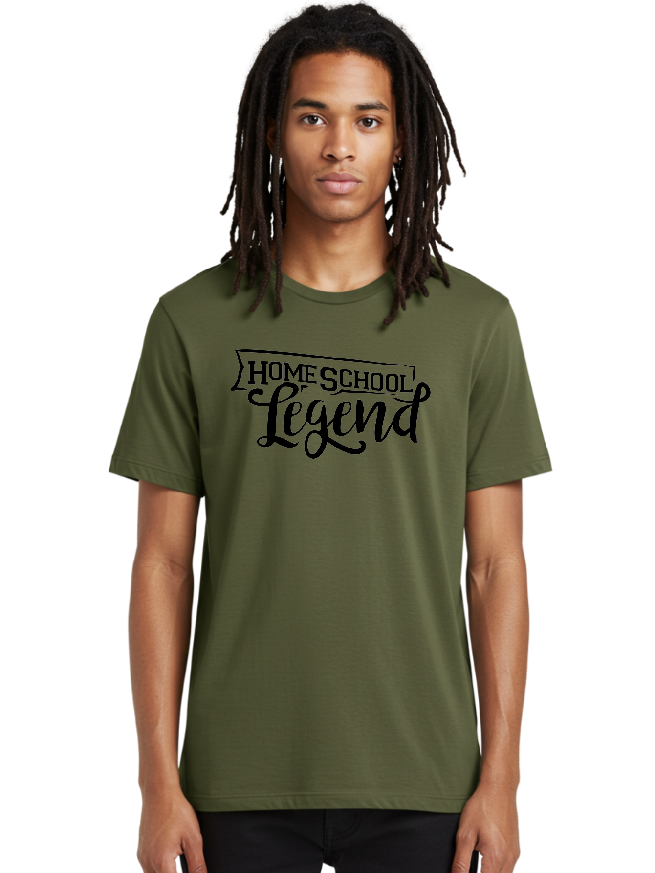 Home-School-Legend Men'S Graphic Tee, 100% Cotton, Comfortable Casual Summer Wear, Machine Washable, Home School Legend, Homeschooling, Personalized Learning, Custom Education, Educational Excellence, Homeschool Pride Aab332